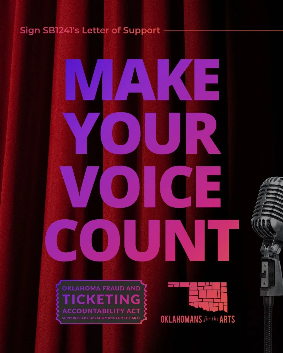 Ever bought tickets to an event and thought, &ldquo;Wait &hellip; how did it get THIS expensive?&rdquo; 🎟️😬
Surprise fees, shady resale sites and bots scooping up tickets are pricing Oklahomans out of live events.

Oklahomans for the Arts is propos