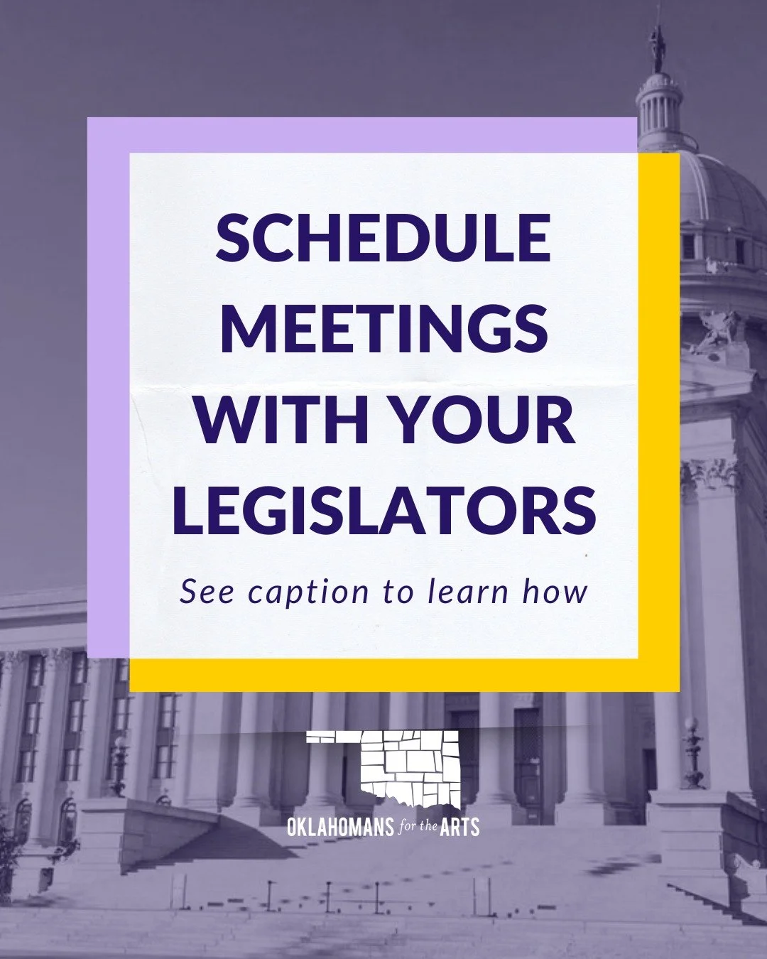 Take less than five minutes to schedule an appointment with your elected officials for Arts Day on Thursday

A simple email or phone call can make a big difference. Let them know you&rsquo;ll be at Arts &amp; Culture Day and would value 10&ndash;15 m