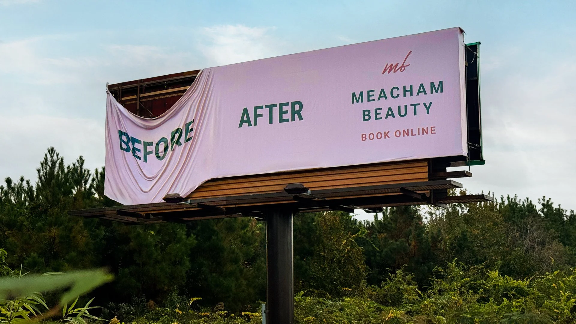 Meacham Beauty Billboard Design by Up To Something