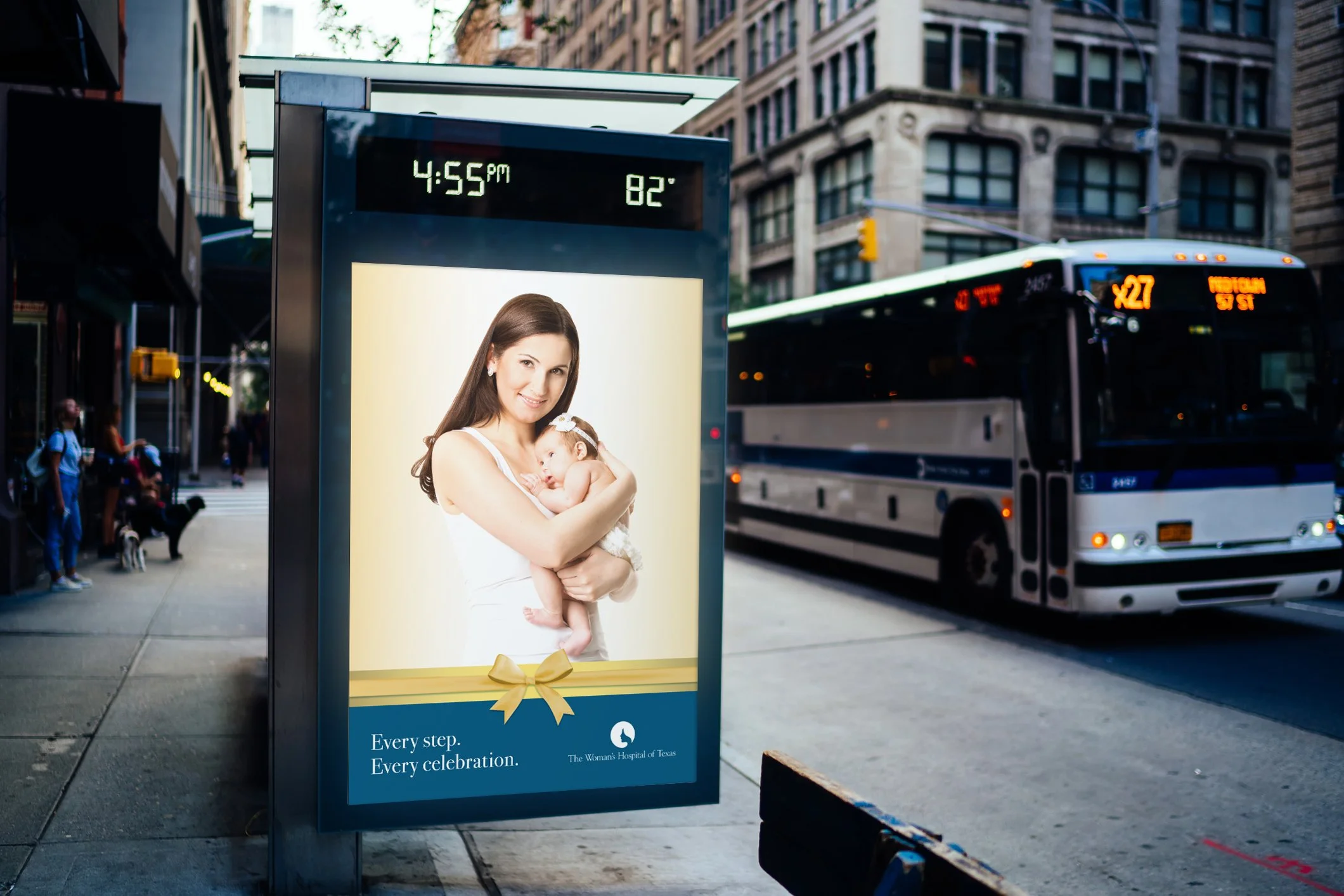 Texas Women’s Hospital Billboard Design by Richard Molinaro at Outfront Media