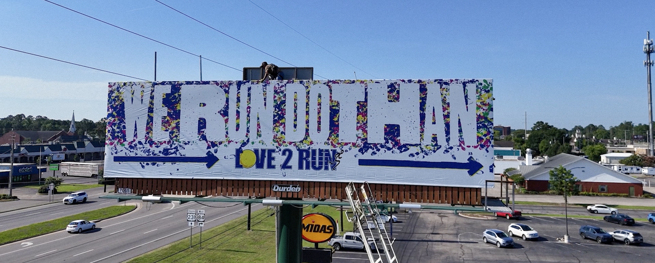 Make a Billboard With Your Own Two Feet