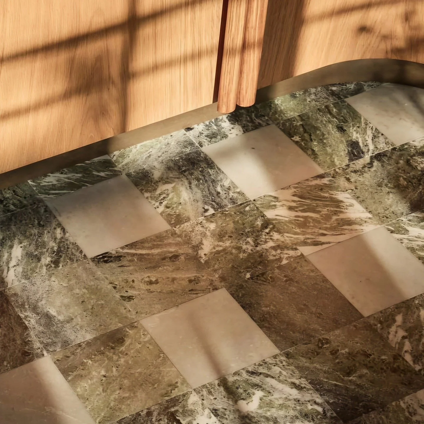 These flooring moments are a great inspiration and examples of how the floor can become the focal point and true design feature of a space.

In projects where the furniture layout is more intentional or where there's less intervention in terms of new