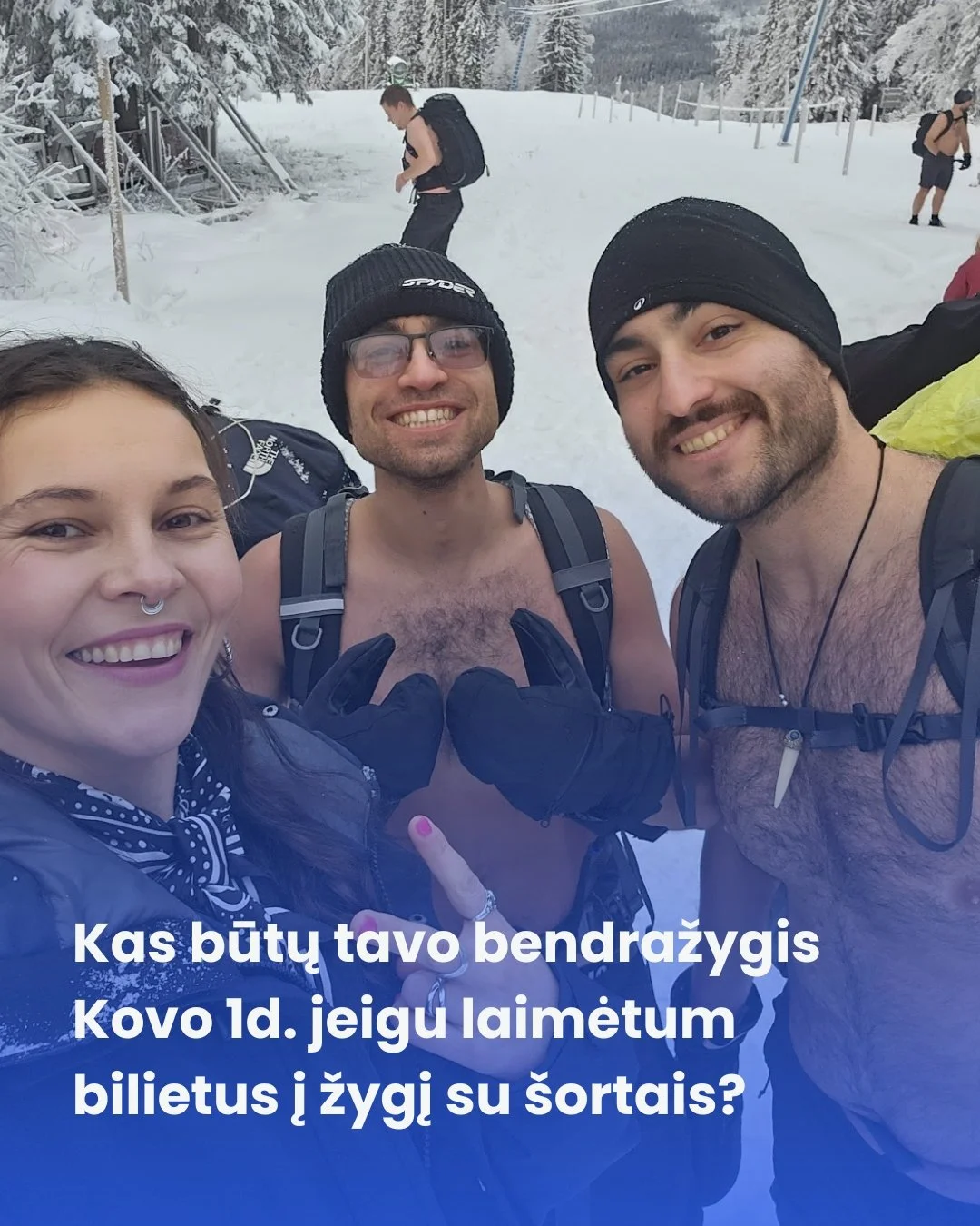 Laimėk 2 bilietus į Wim Hof stiliaus žygį su &scaron;ortais! 🌬️

Jeigu jau kurį laiką galvoji, kad būtų smagu i&scaron;bandyti kažką naujo dabar tavo proga 👀

Kovo 1 d. kviečiame į žygį Karmazinuose, kur kvėpuosim, judėsim, grūdinsimės ir tiesiog g