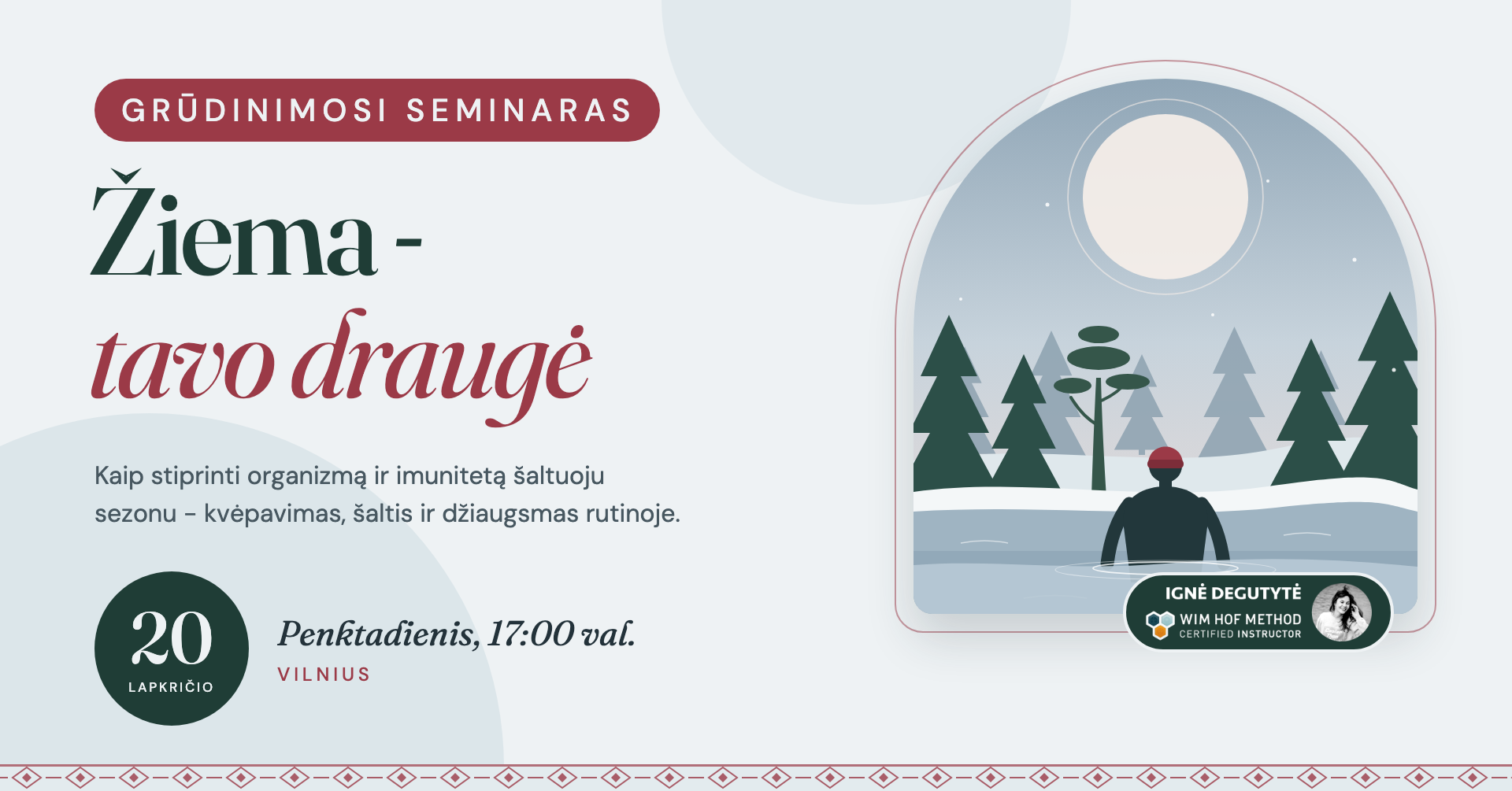 WHM Fundamentals seminaras Vilniuje