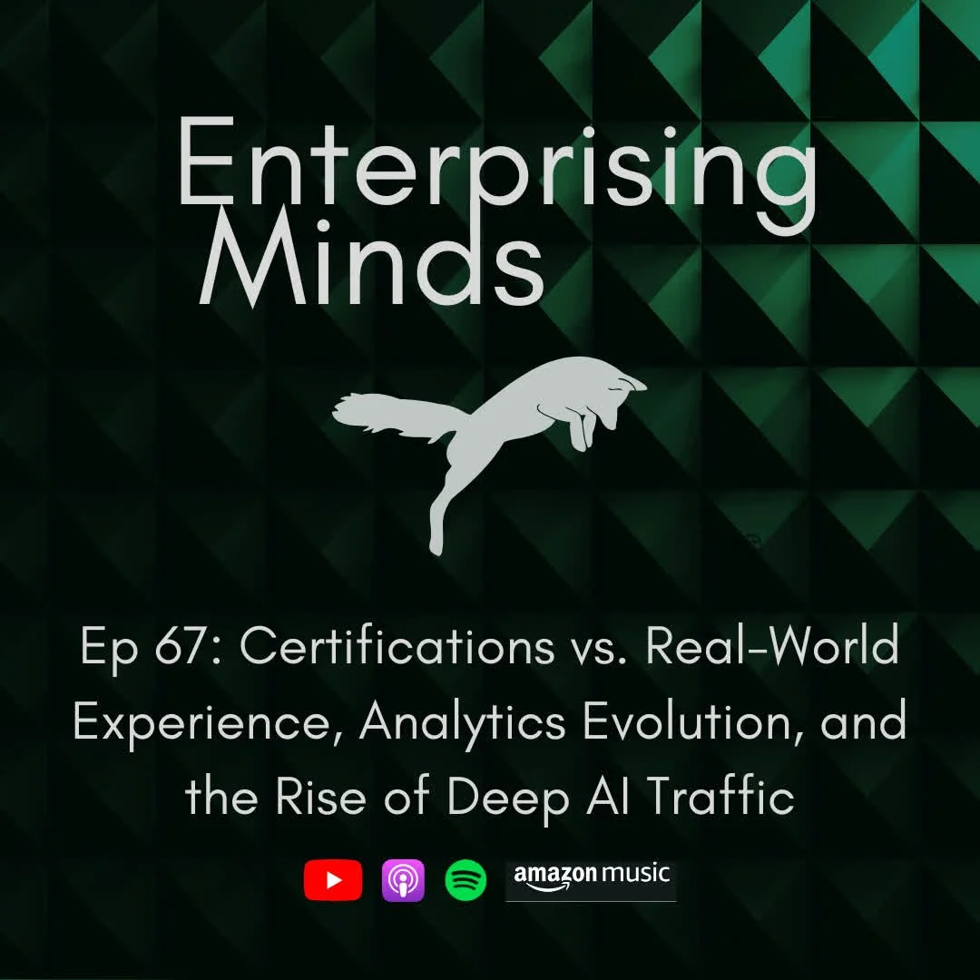 Certifications are a great start. But if you're still pulling default reports and calling it strategy, it's time to evolve.

This week on Enterprising Minds, we unpack how data professionals can move from reporting to real storytelling &mdash; and wh