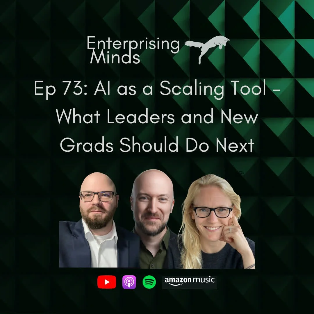 Graduating soon (or hiring grads)? This is a wildly interesting moment to enter the workforce. You might be the most AI-fluent person on the team&mdash;and that's leverage.
We talk strategy, skills, and how to build "AI sensibility."

🎙️ L