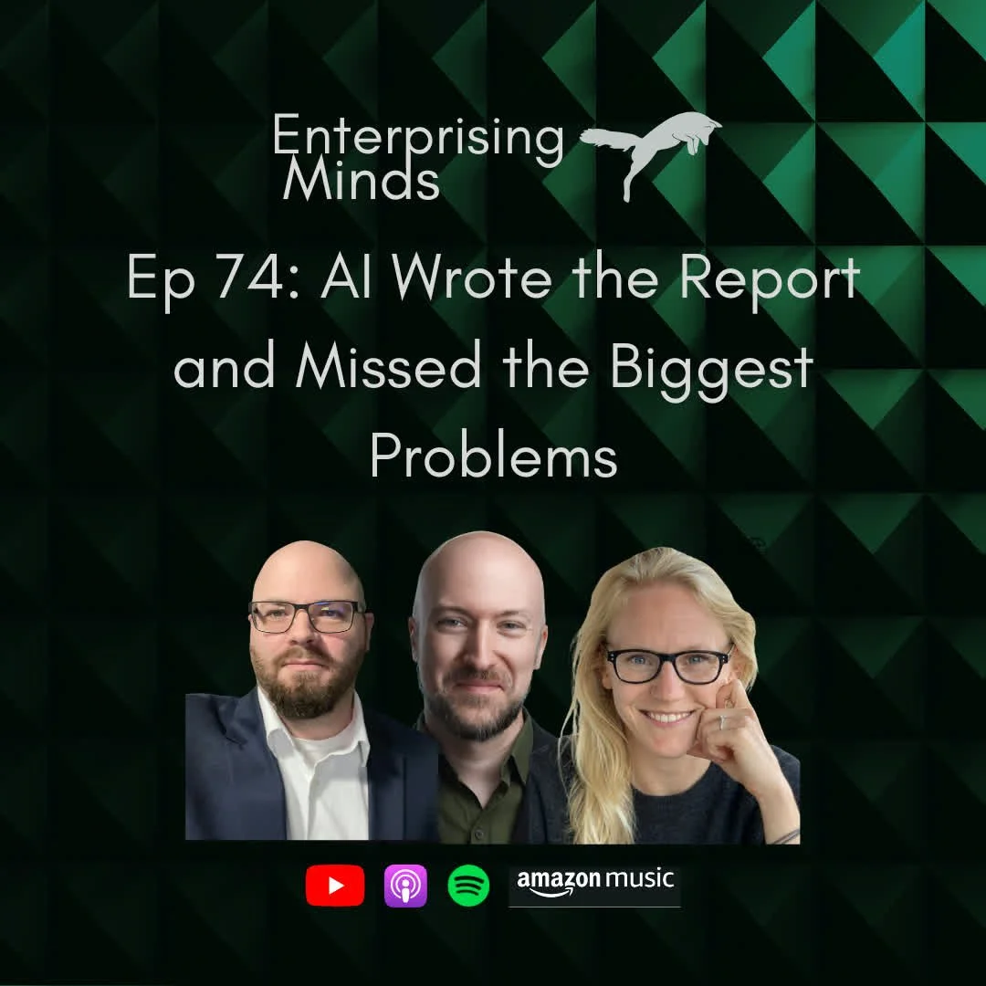 What happens when AI gives you an 80-page report that looks impressive&hellip; but misses the biggest issue?

In this episode of Enterprising Minds, we talk about where AI still breaks down: SEO audits, paid search analysis, creative writing, logic, 