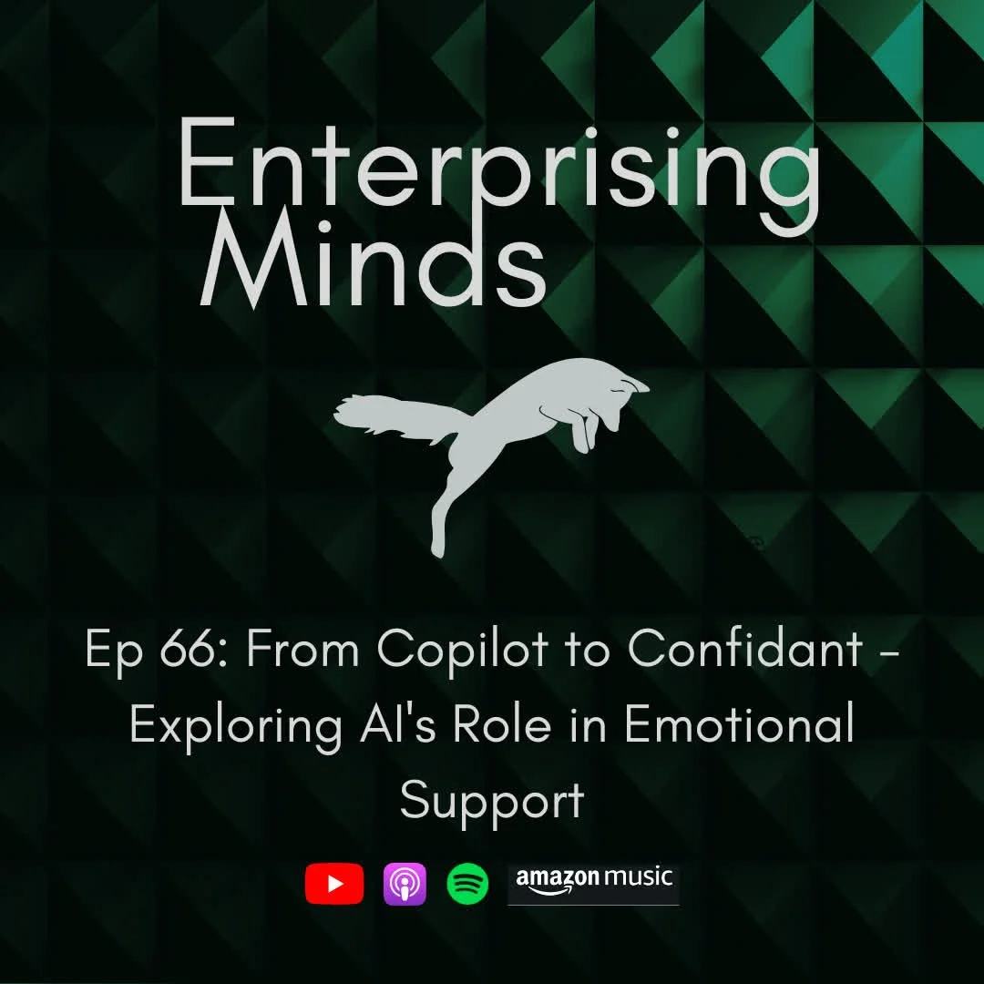 Ever used AI to help you work through a bad day? 🤖 In this week's Enterprising Minds, we explore the surprising role of generative AI as emotional support, a journaling tool, and even a peer. Insightful, personal, and a bit geeky&mdash;this one's fo
