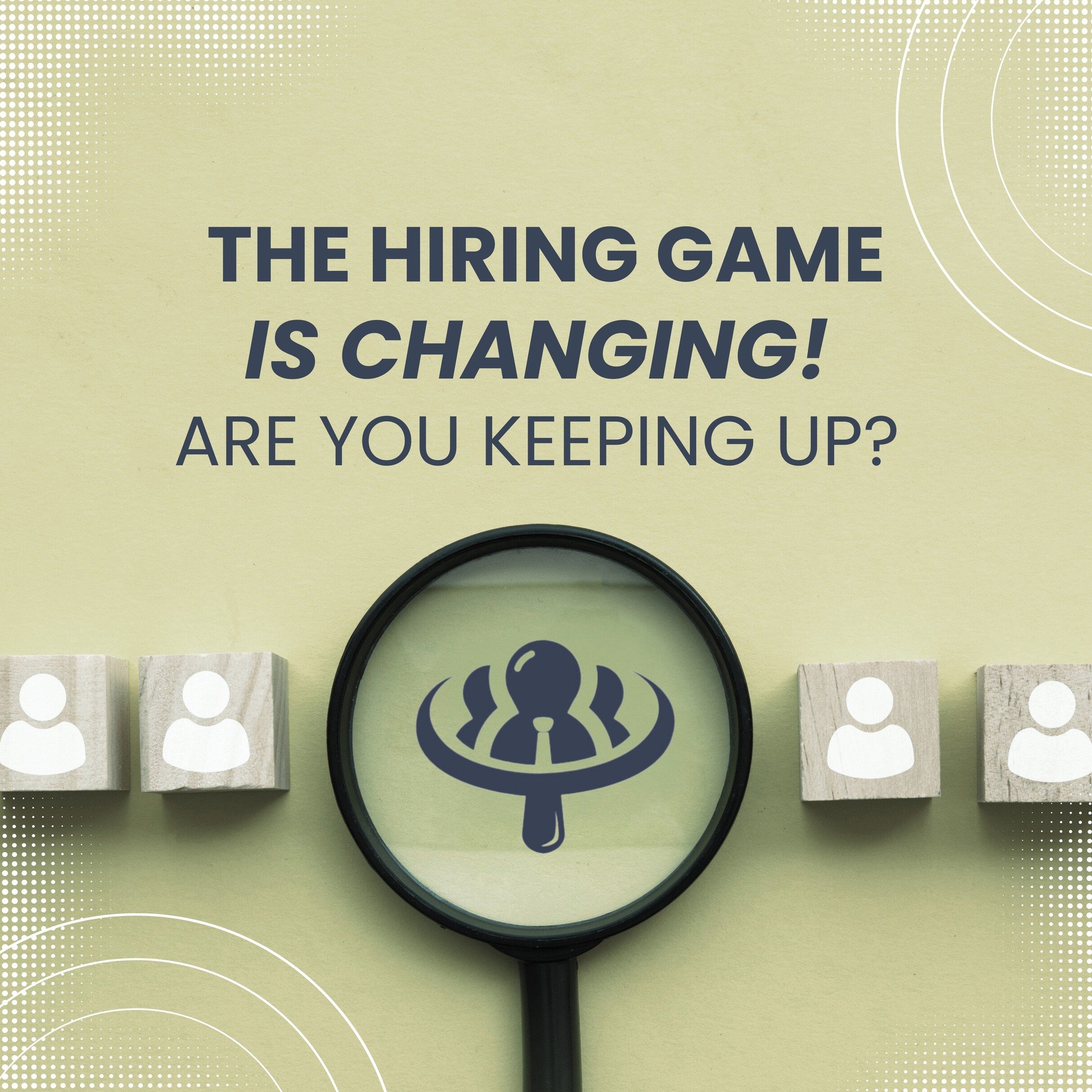 "The hiring game is CHANGING! Are you keeping up? 🚀"
📈 HOT Hiring Trends in 2025:
🔍 AI-driven recruitment = Faster, smarter hiring 🤖
🌟 Skills-based hiring = Focus on what people CAN do, not just what’s on paper 🎓
💌 Candidate-f