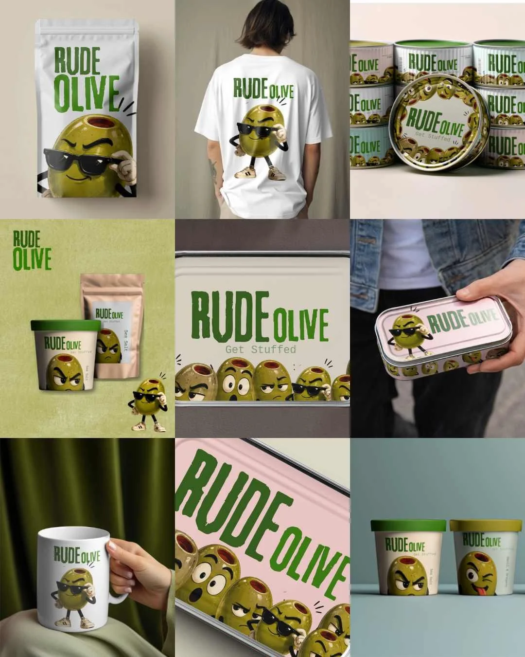 🫒💥 Had way too much fun creating this concept for the @designerbriefs &times; @moonstudio.creatives challenge.

Meet RUDE OLIVE &mdash; a grab-and-go olive snack brand made for salty snack lovers, dirty martini energy, and people with absolutely ze