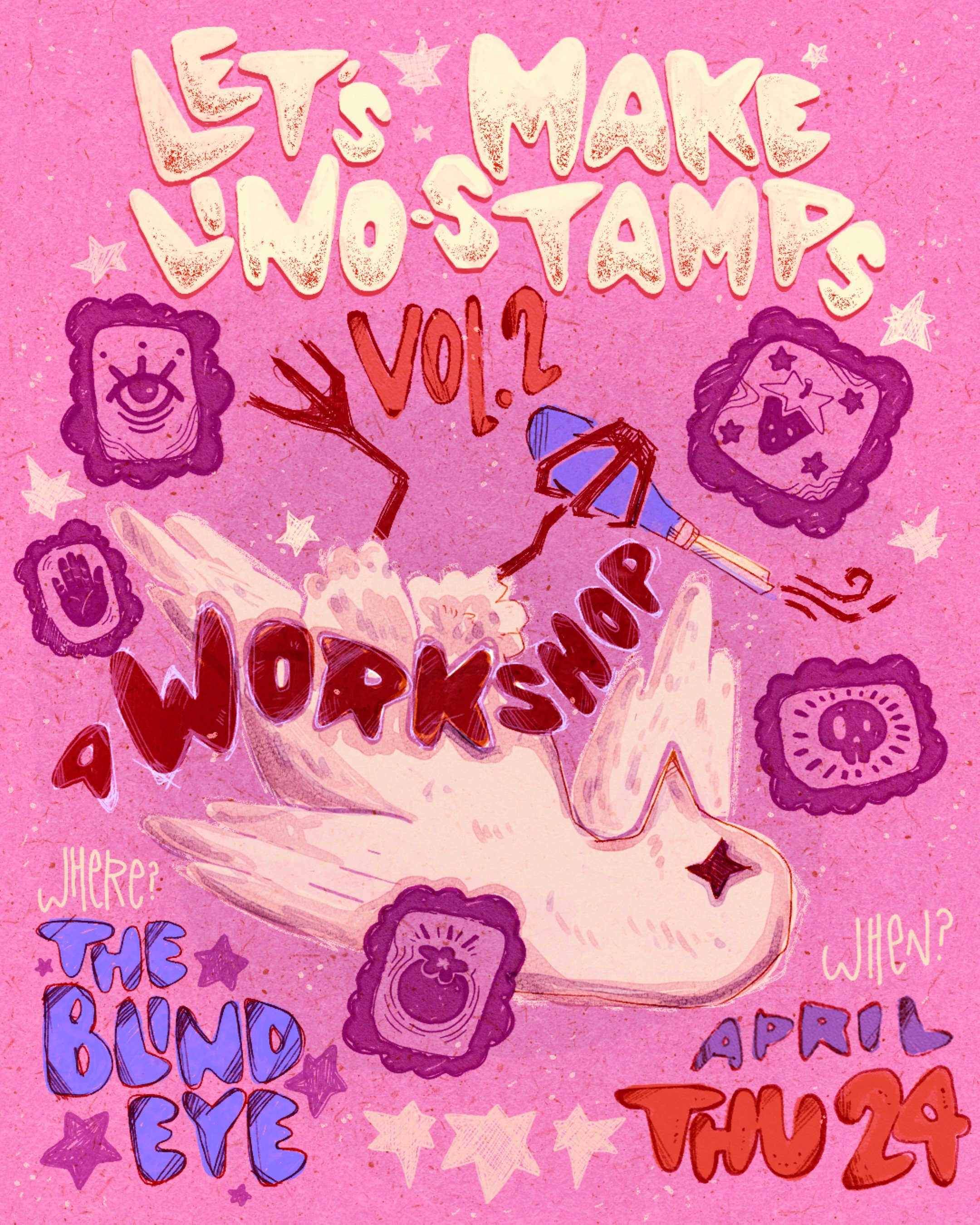 Let's Make Lino Stamps