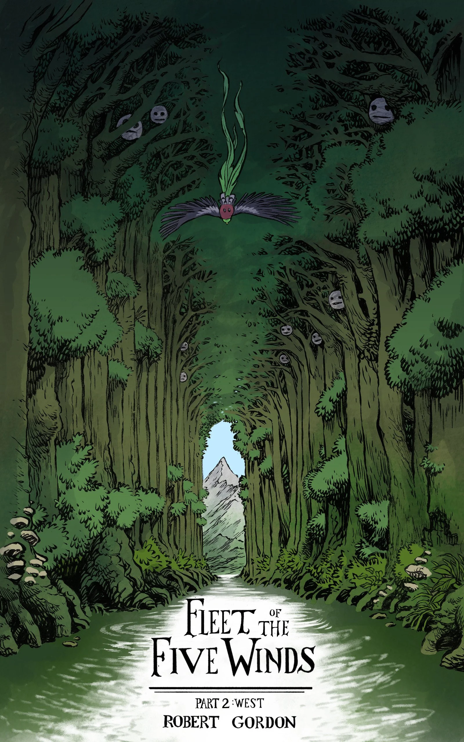 Cover for Fleet of the Five Winds, Part 2: West by Robert Gordon.