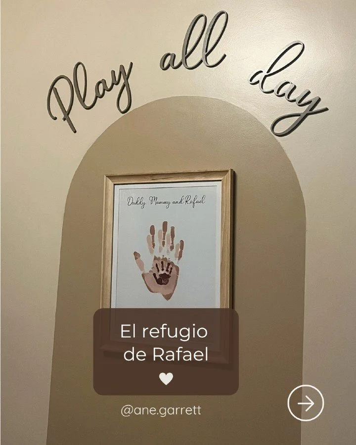 Este proyecto resume el amor inquebrantable de una familia: Rafael, mam&aacute; y pap&aacute;. 👶❤️

Cada detalle de este cuarto de juegos fue pensado con prop&oacute;sito:

S&iacute;mbolos en las paredes que recuerdan esuamor y uni&oacute;n. 👨&zwj;