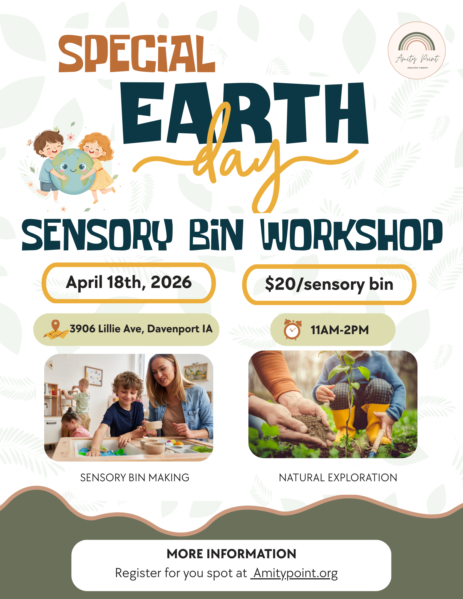 Sensory Bin Workshop- Earth Day