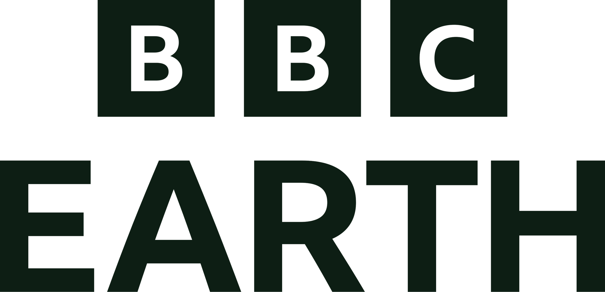 BBC EARTH logo in black text on a white background