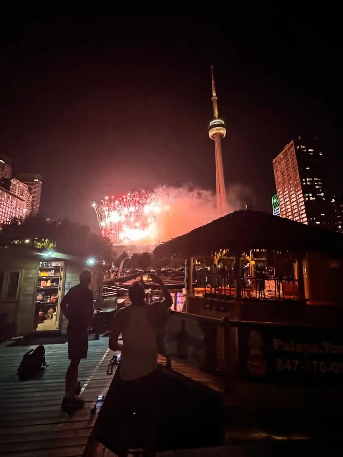 POV: Front row to The Weeknd&rsquo;s encore&hellip; from a floating tiki bar.
Toronto, you never disappoint 🙌🌴