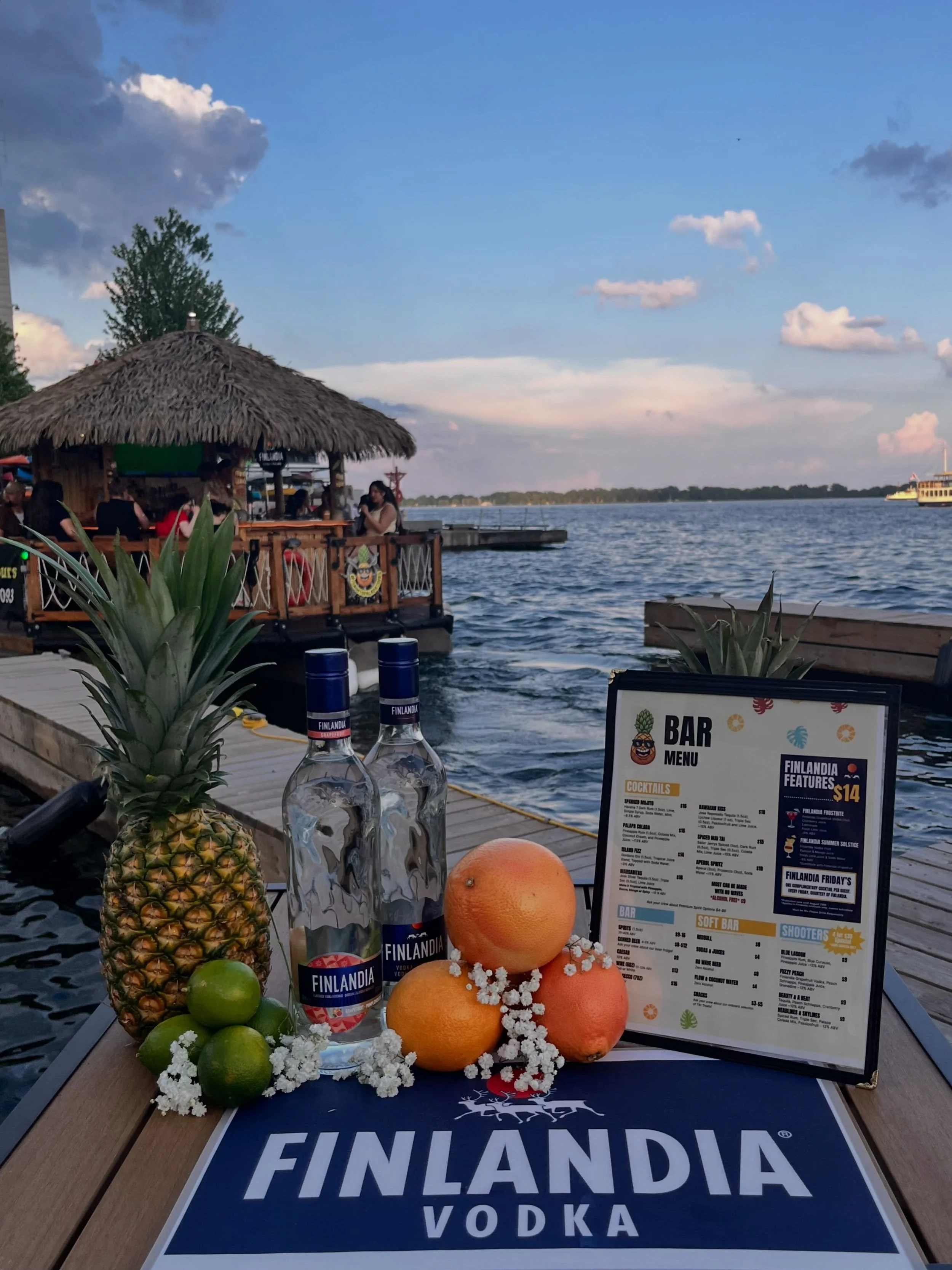 Fridays just got an upgrade with @finlandiavodka_ca 

Join us every Friday this summer for Finlandia Fridays aboard Toronto&rsquo;s floating tiki bar.

Every guest receives one complimentary Finlandia cocktail to kick off the cruise, then sit back, s