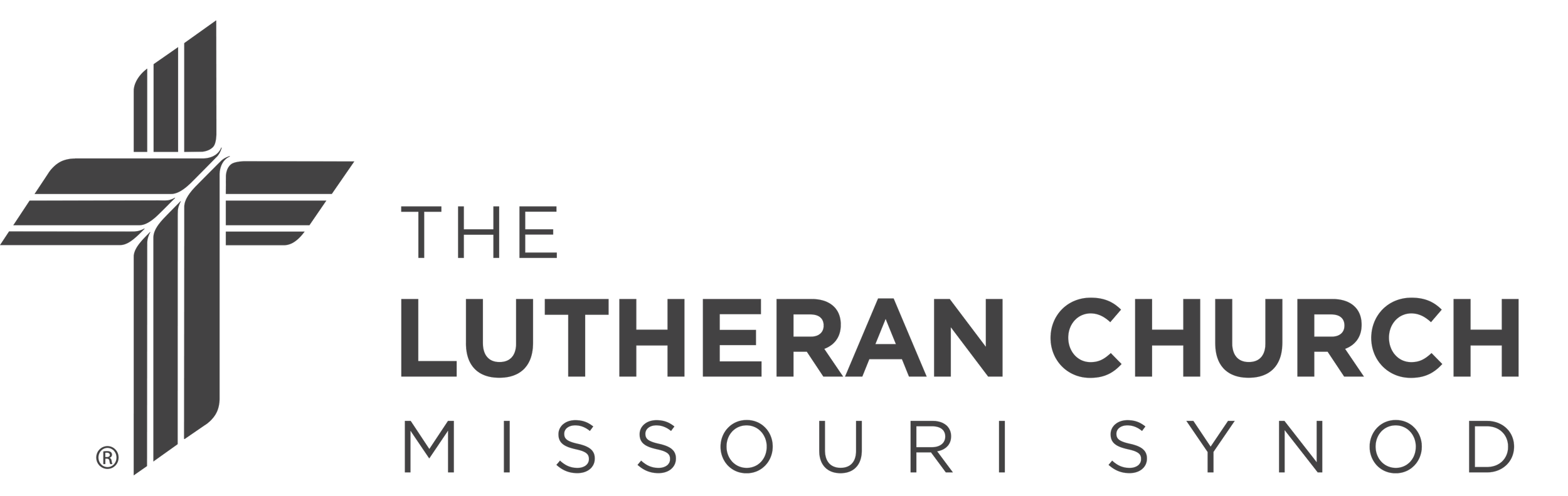 Logo of The Lutheran Church Missouri Synod with a stylized cross and church name.