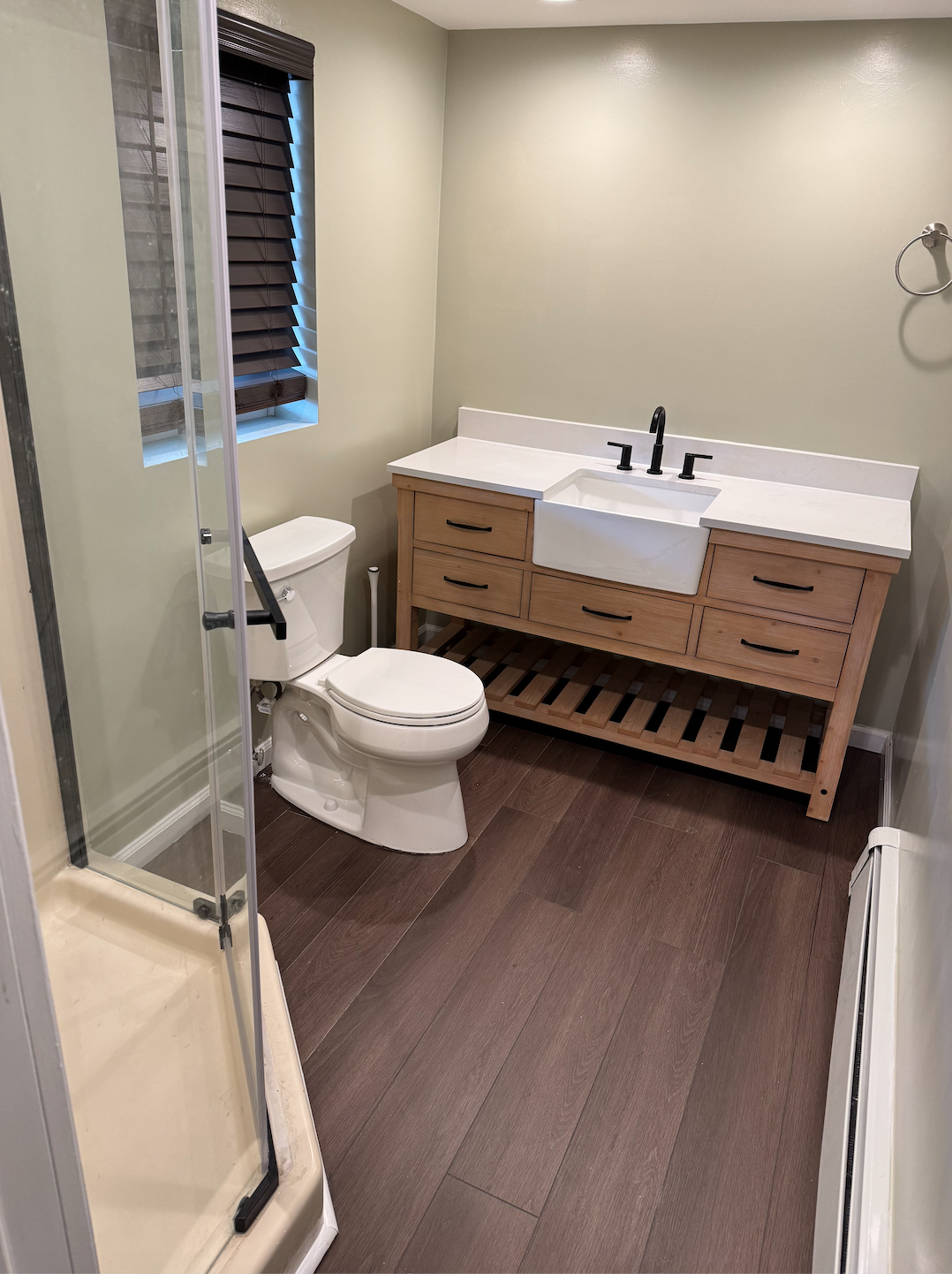 Water Damaged Bathroom - After