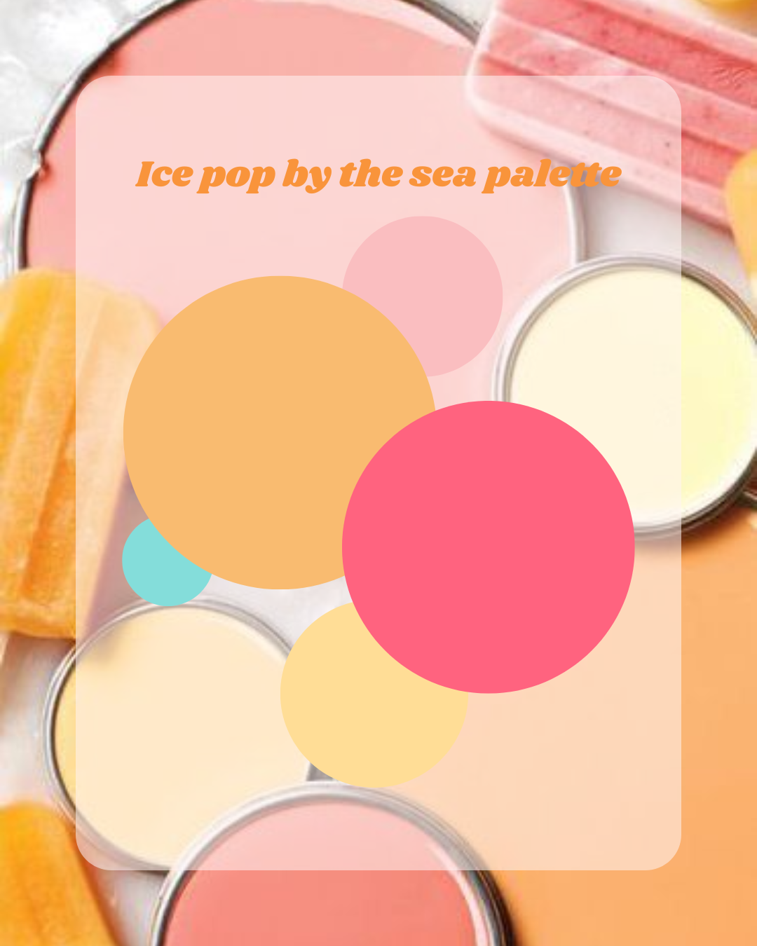 Holiday Palette Rainbow Shaker - Ice pop by the sea Palette