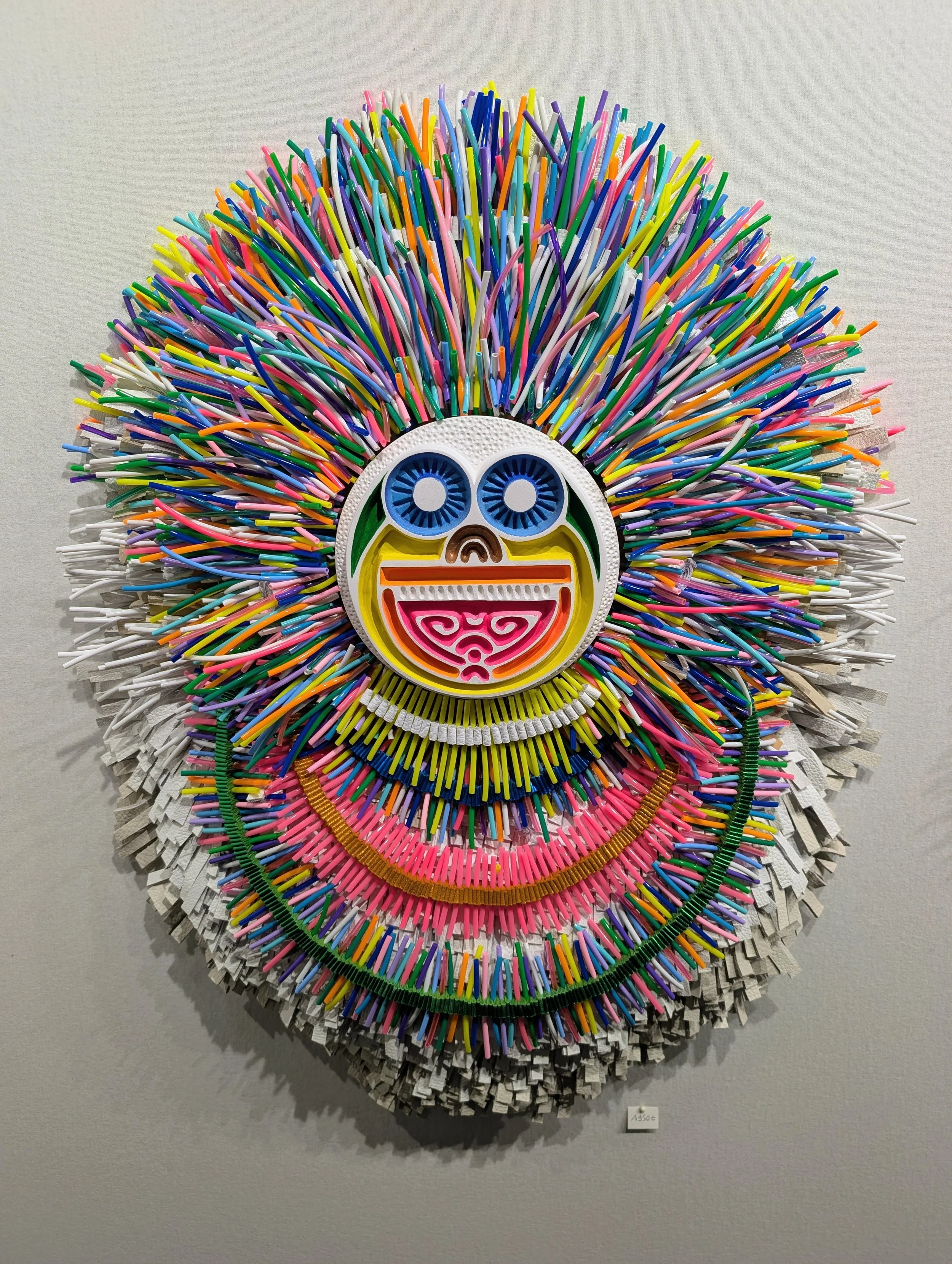 Mixed-media mask from Anne-Sophie Gruwez
