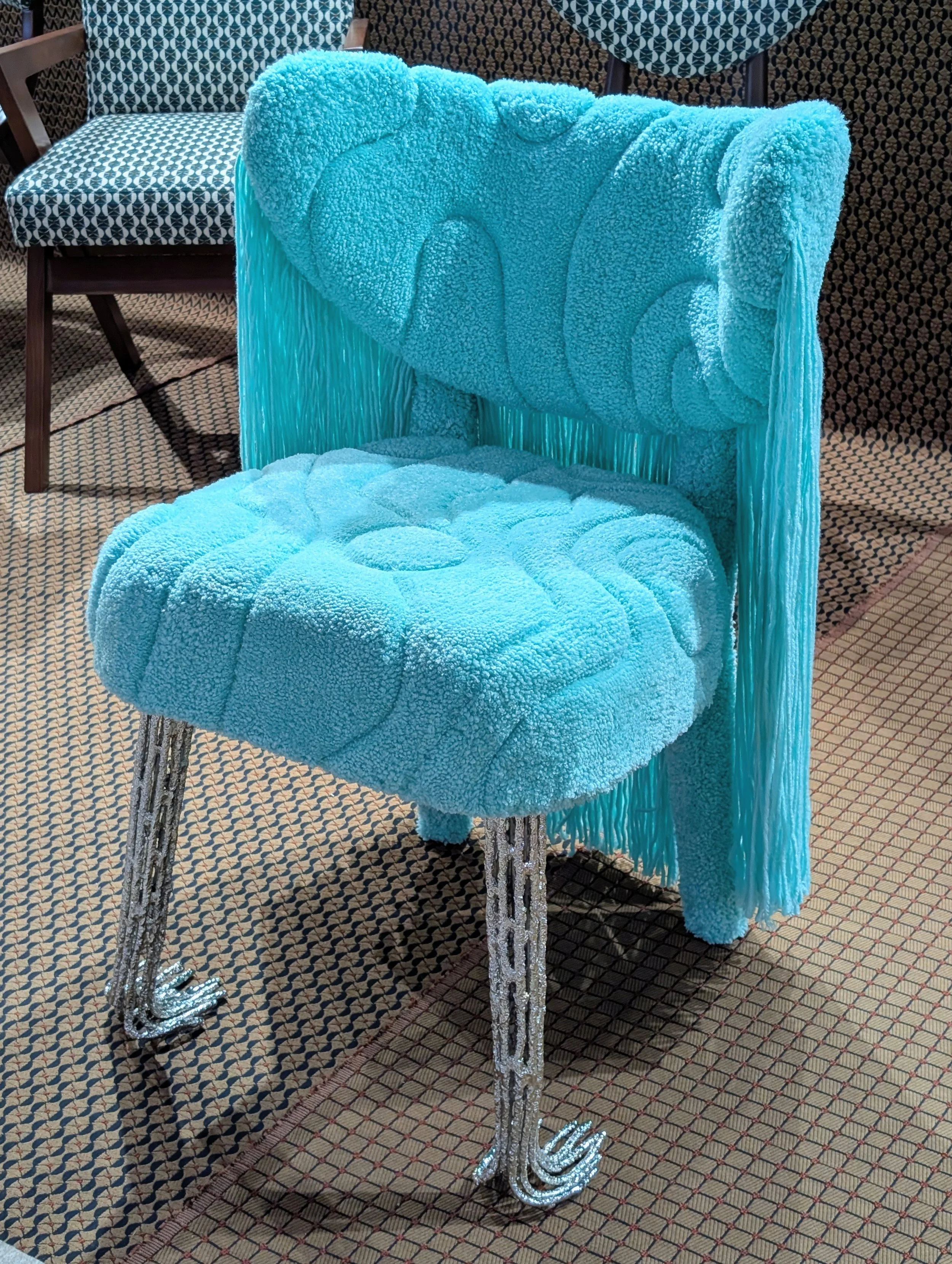 Afghan Hound Tufting Chair by Vintola Studio