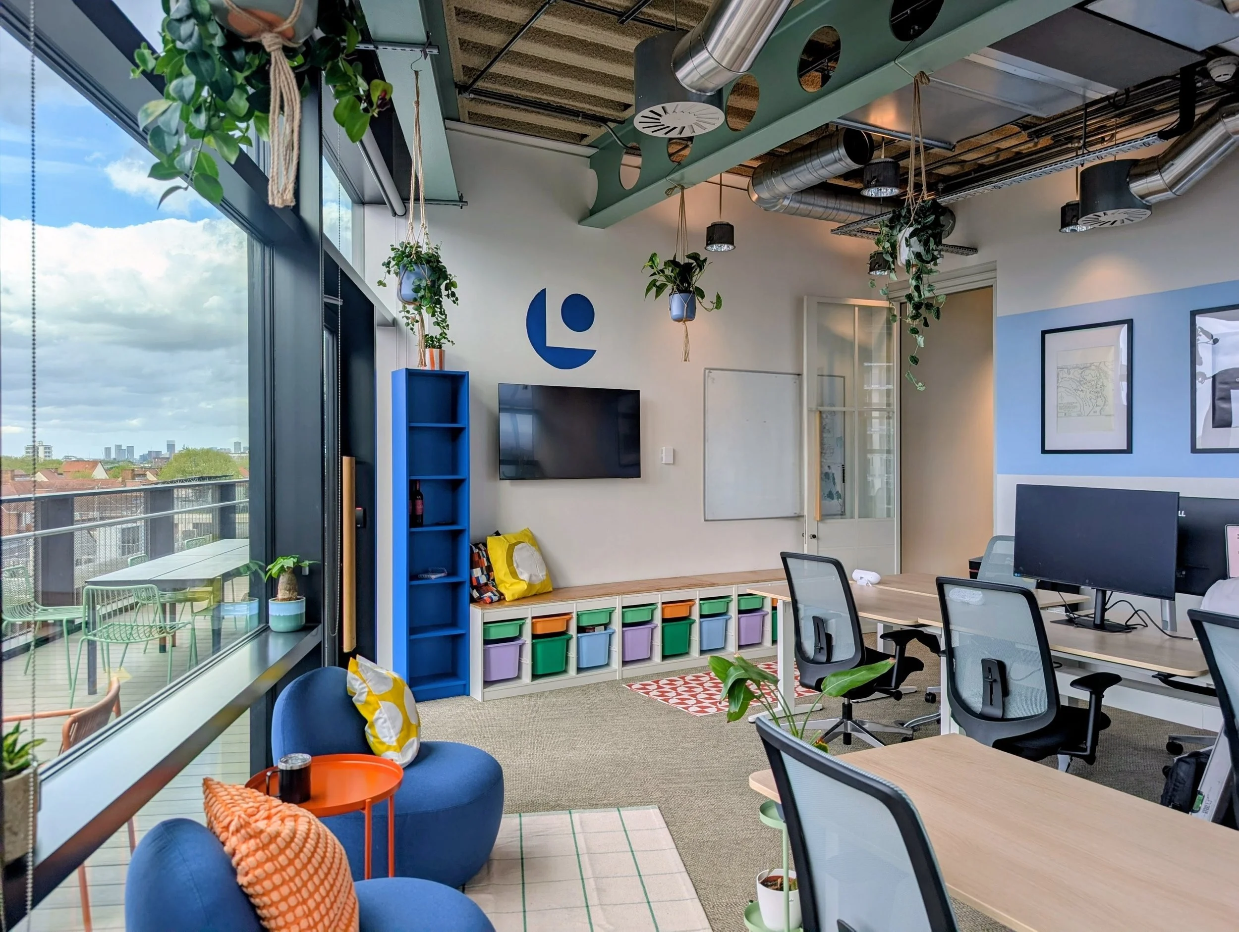 Rainbow Shaker - small office design London