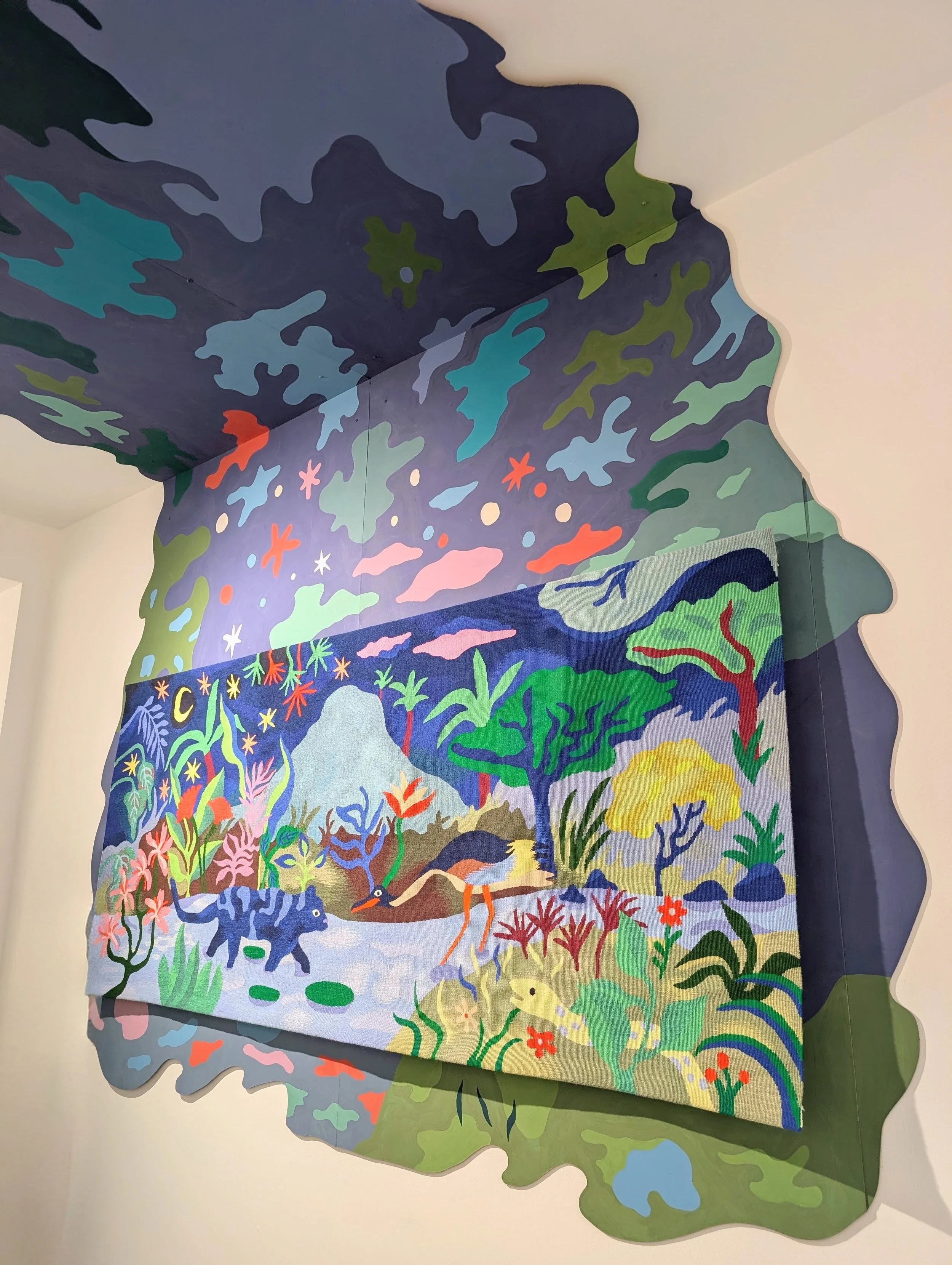 'Jungle' tapestry by Florence Voegele of Atelier A2