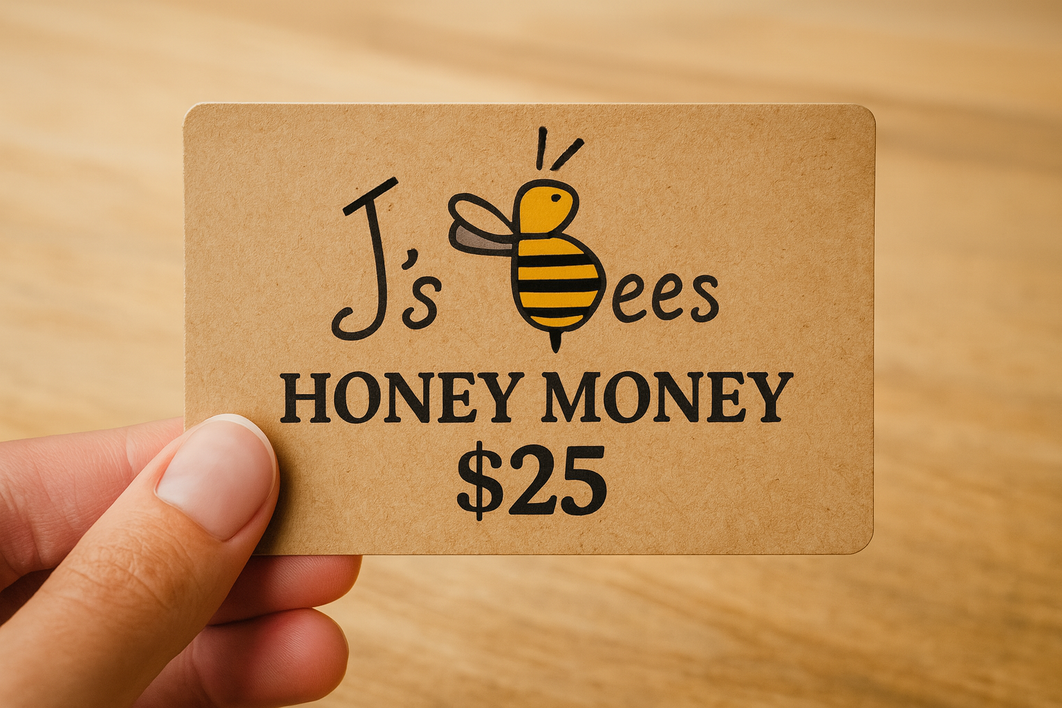 J's Bees Honey GIFT CARD