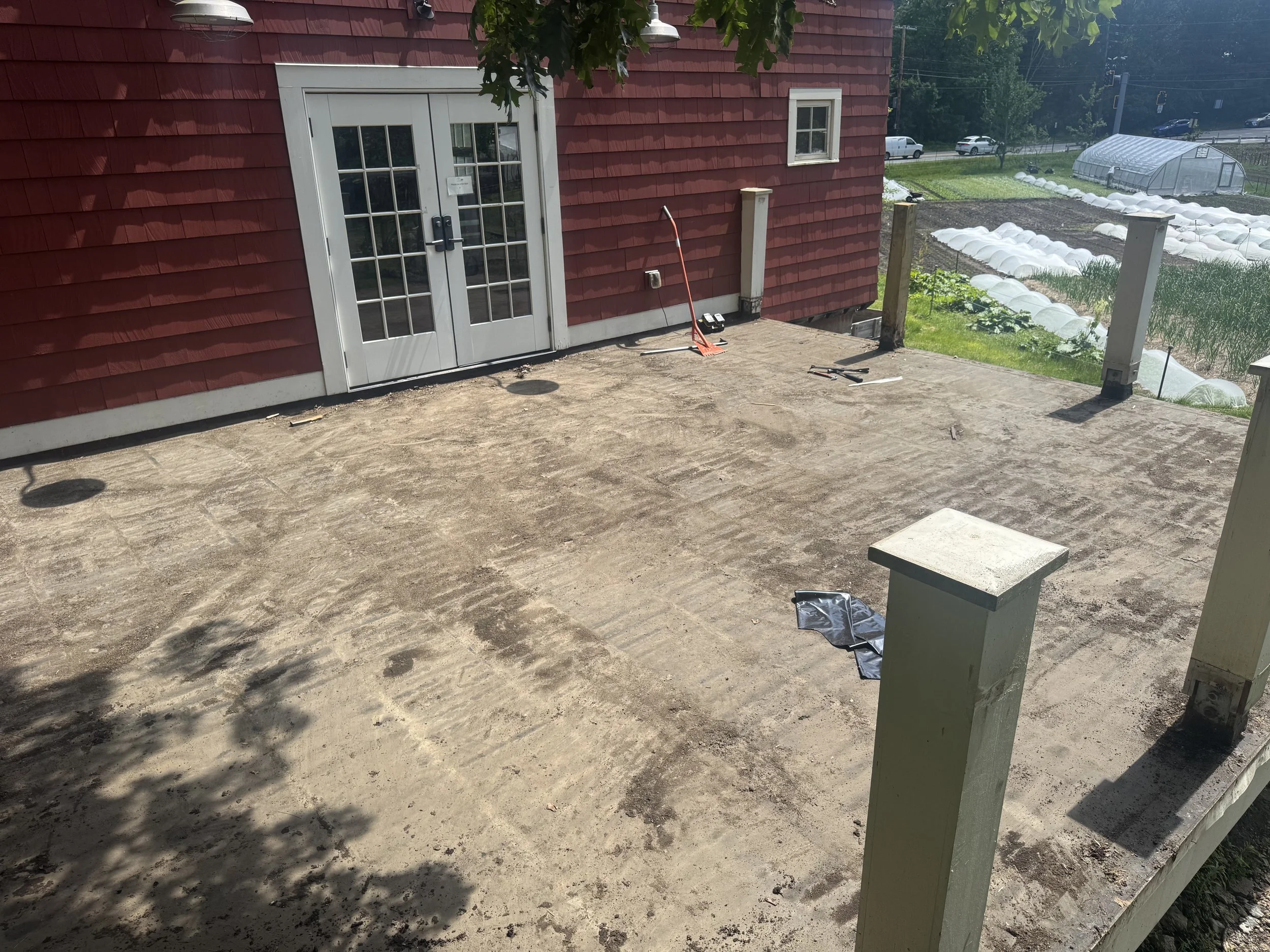 Demolition of the old deck