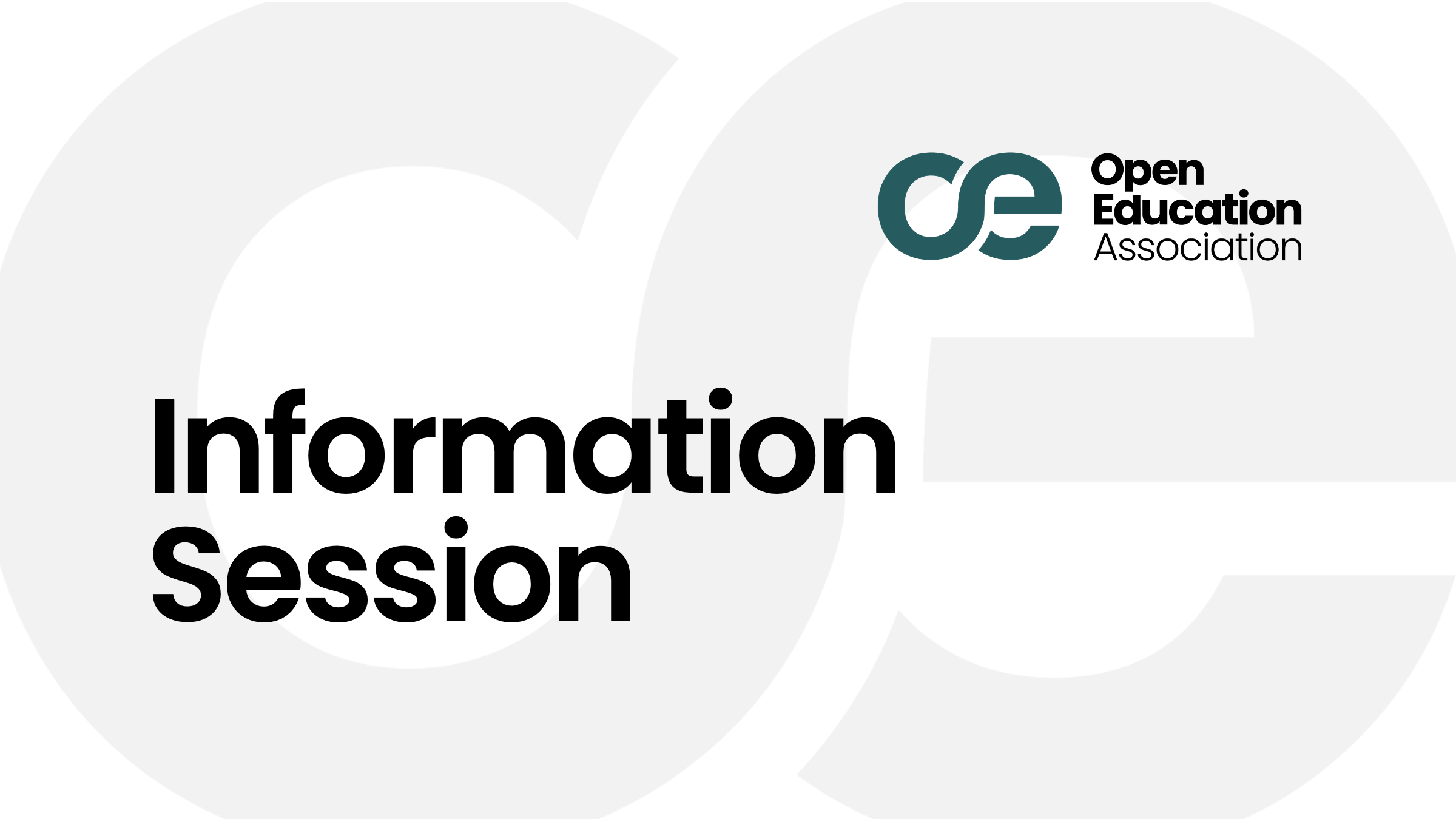 Information Session