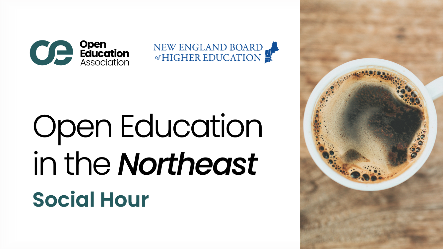Open Education in the Northeast: Social Hour