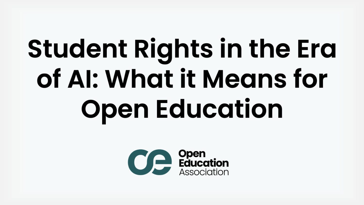 Student Rights in the Era of AI: What It Means for Open Education