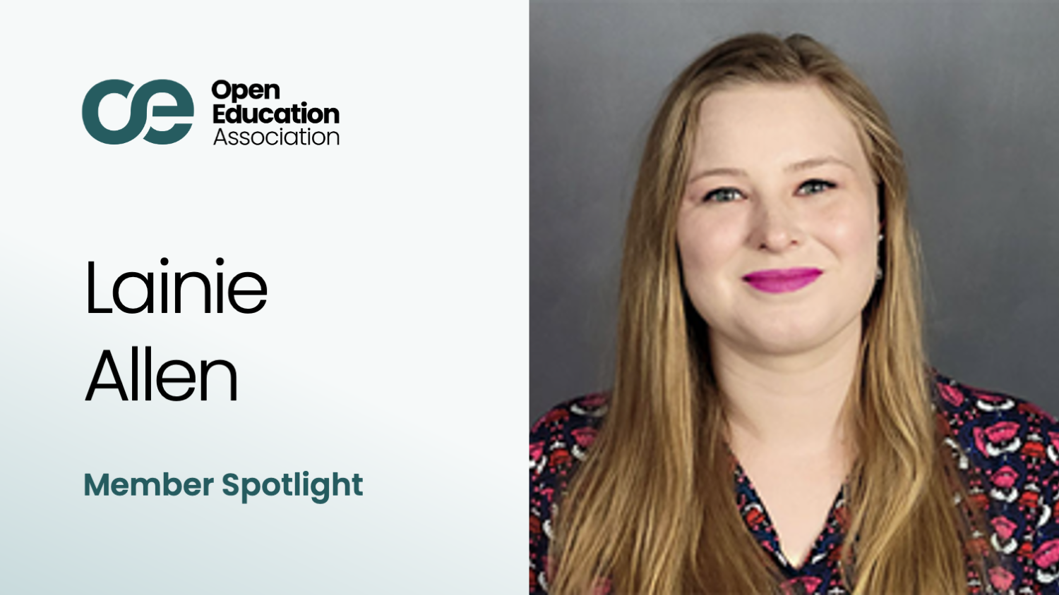 Member Spotlight: Lainie Allen