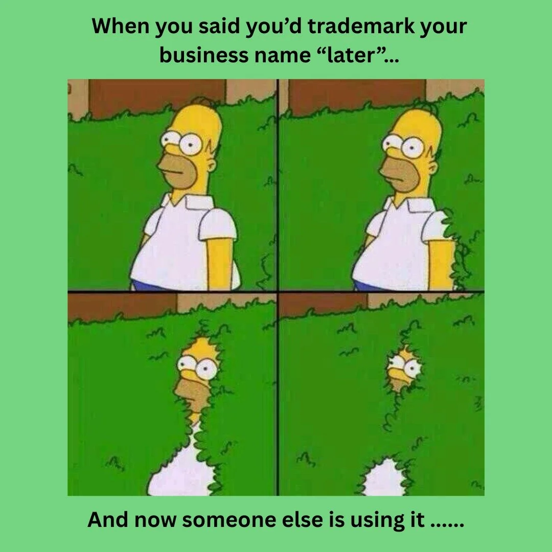 Procrastination is all fun and games... until your dream business name isn&rsquo;t yours anymore 😬

💡 Don&rsquo;t wait. Protect your brand before someone else does.

📞 Book your free consultation: link in bio!

#TrademarkTips #BrandProtection #Sma