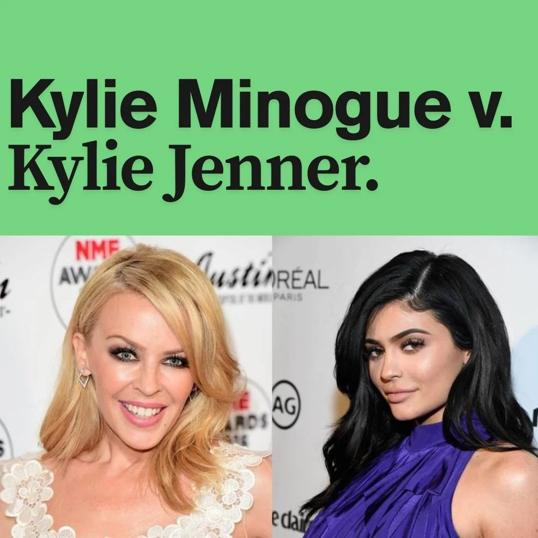 When Kylie Jenner tried to trademark just the name &ldquo;Kylie&rdquo; for her beauty brand, she hit a wall&hellip; because pop icon Kylie Minogue already had rights to the name in entertainment.

Lesson? A name alone&mdash;even your own name&mdash;i