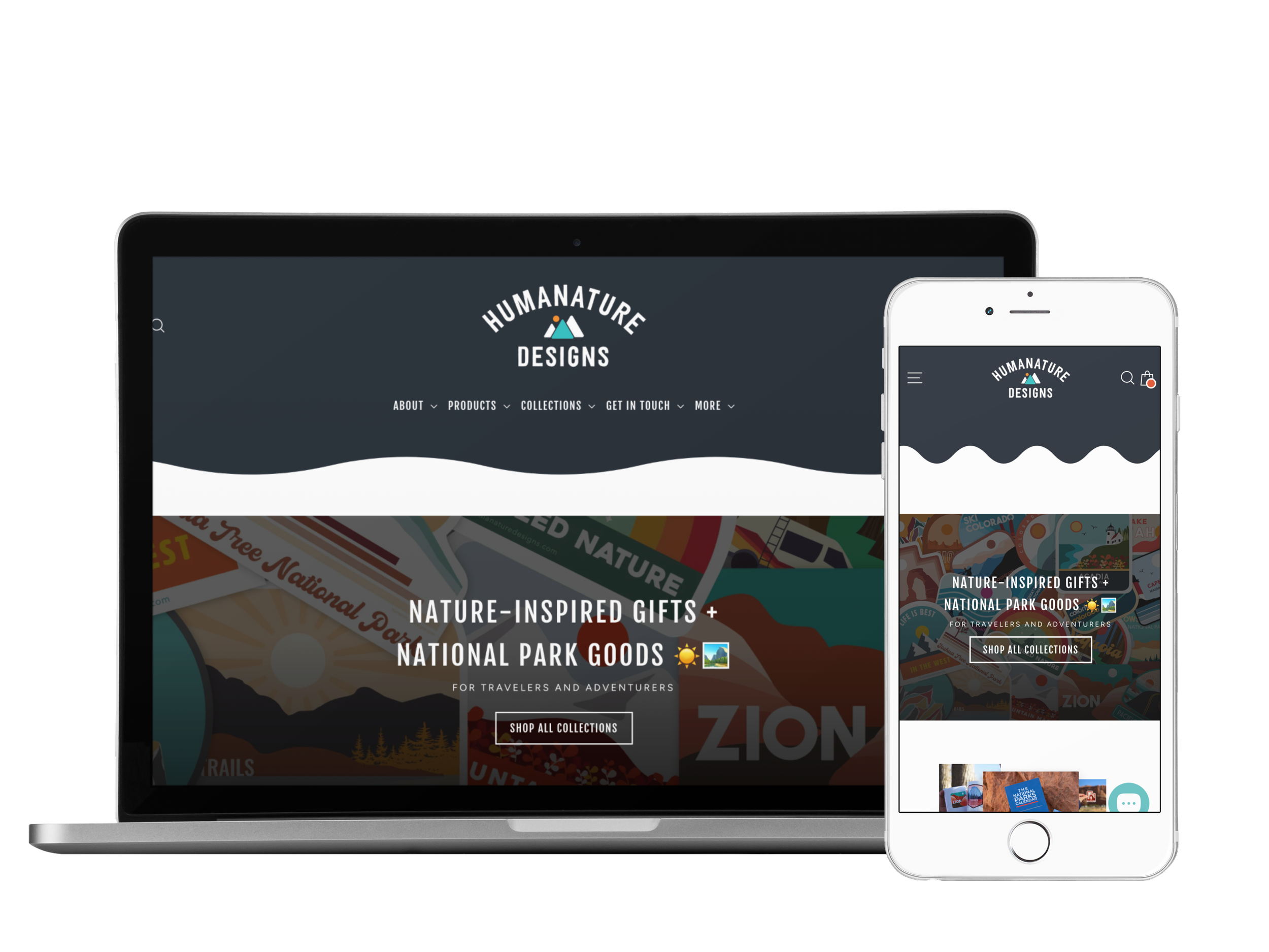 HUMAN NATURE DESIGNS - WEBSITE DESIGN