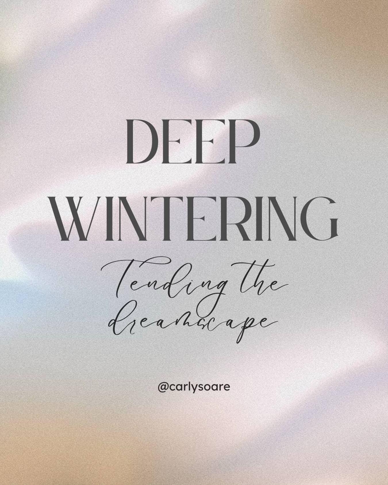 Join us for our next seasonal group: Deep Wintering

We&rsquo;ll be gathering together to drop in deeply, connect with the energetic field, and tend to the dreamscape. No experience necessary, come as you are. 

Lunar Magic reminds us to resource the