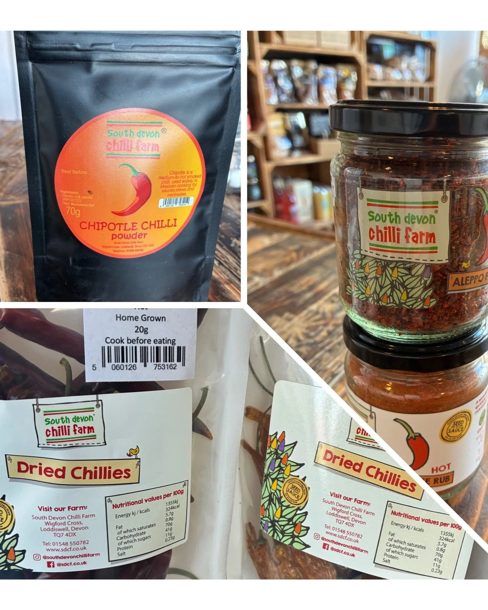 New in! South Devon Chilli Farm spices