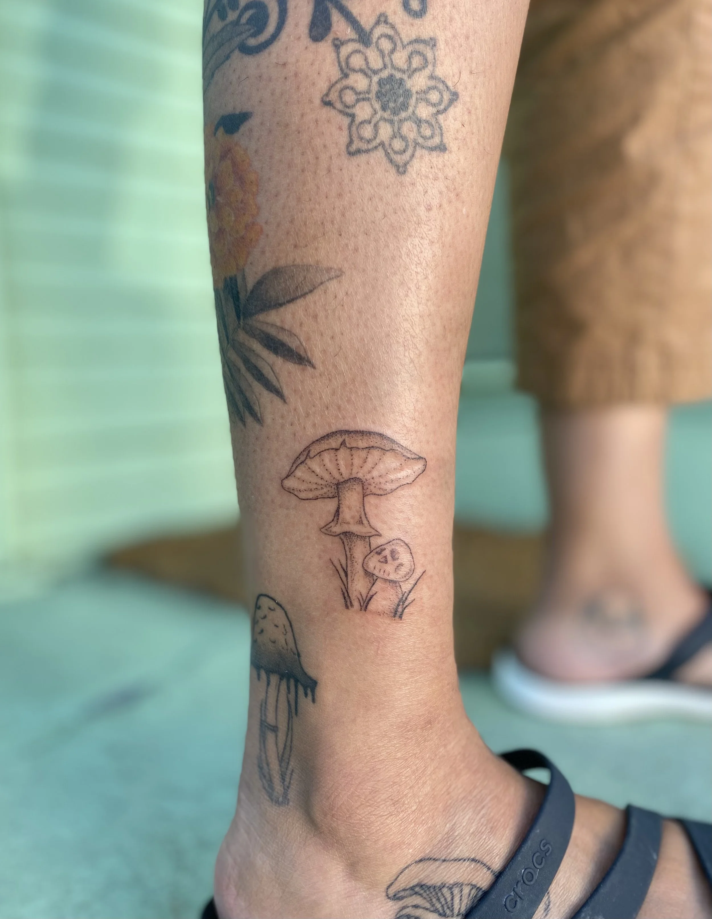 tattoo of a mushroom
