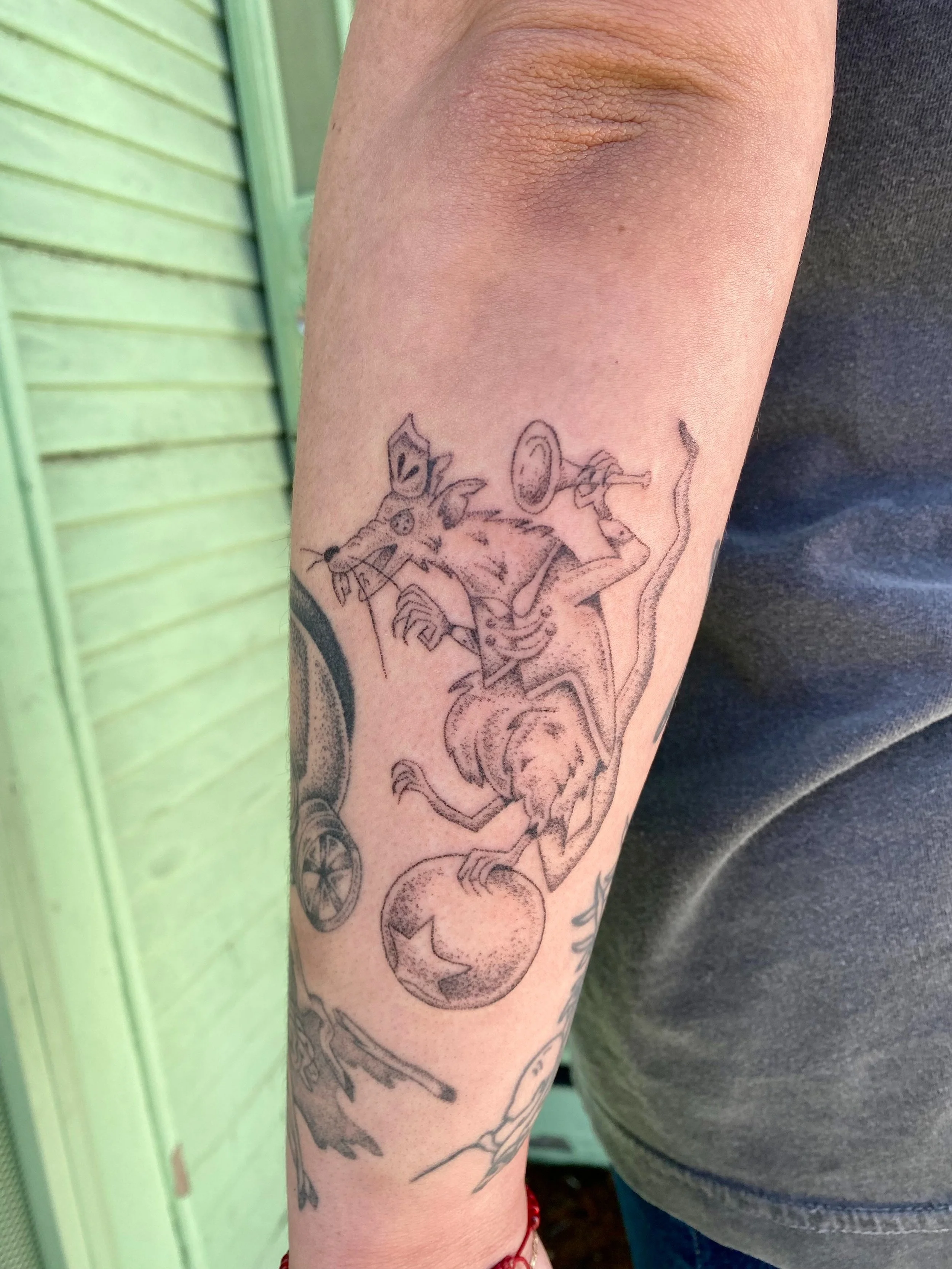 tattoo of a rat