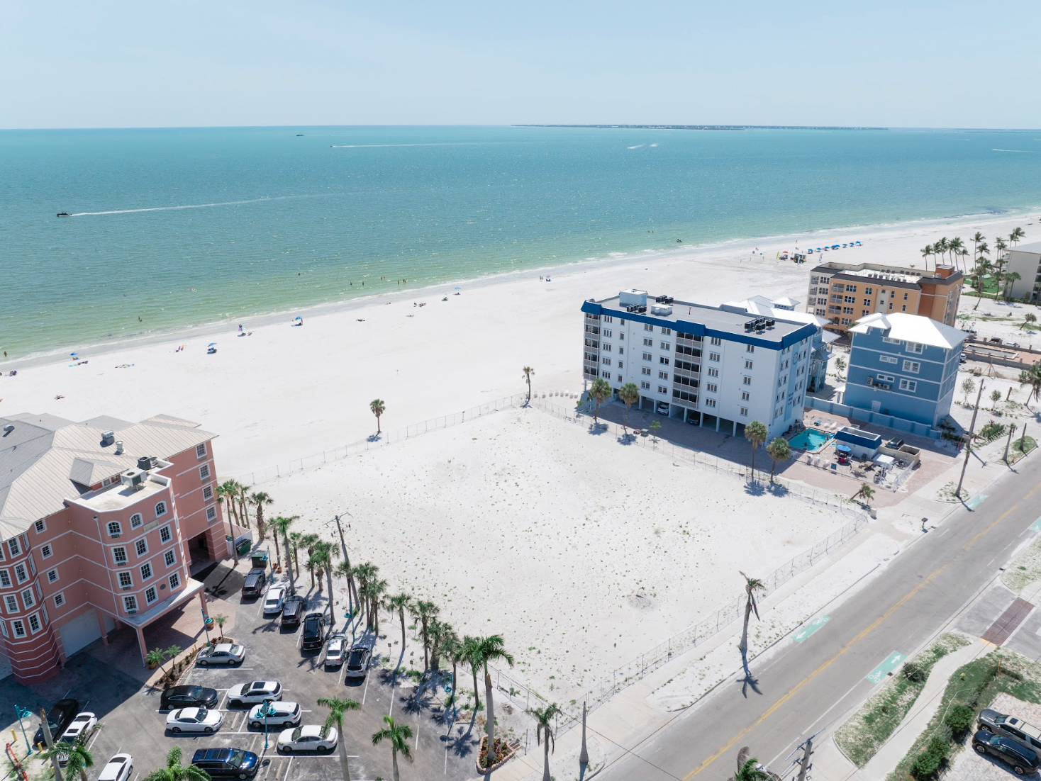 Royal Beach Club Gulf-front redevelopment site on Fort Myers Beach, Florida