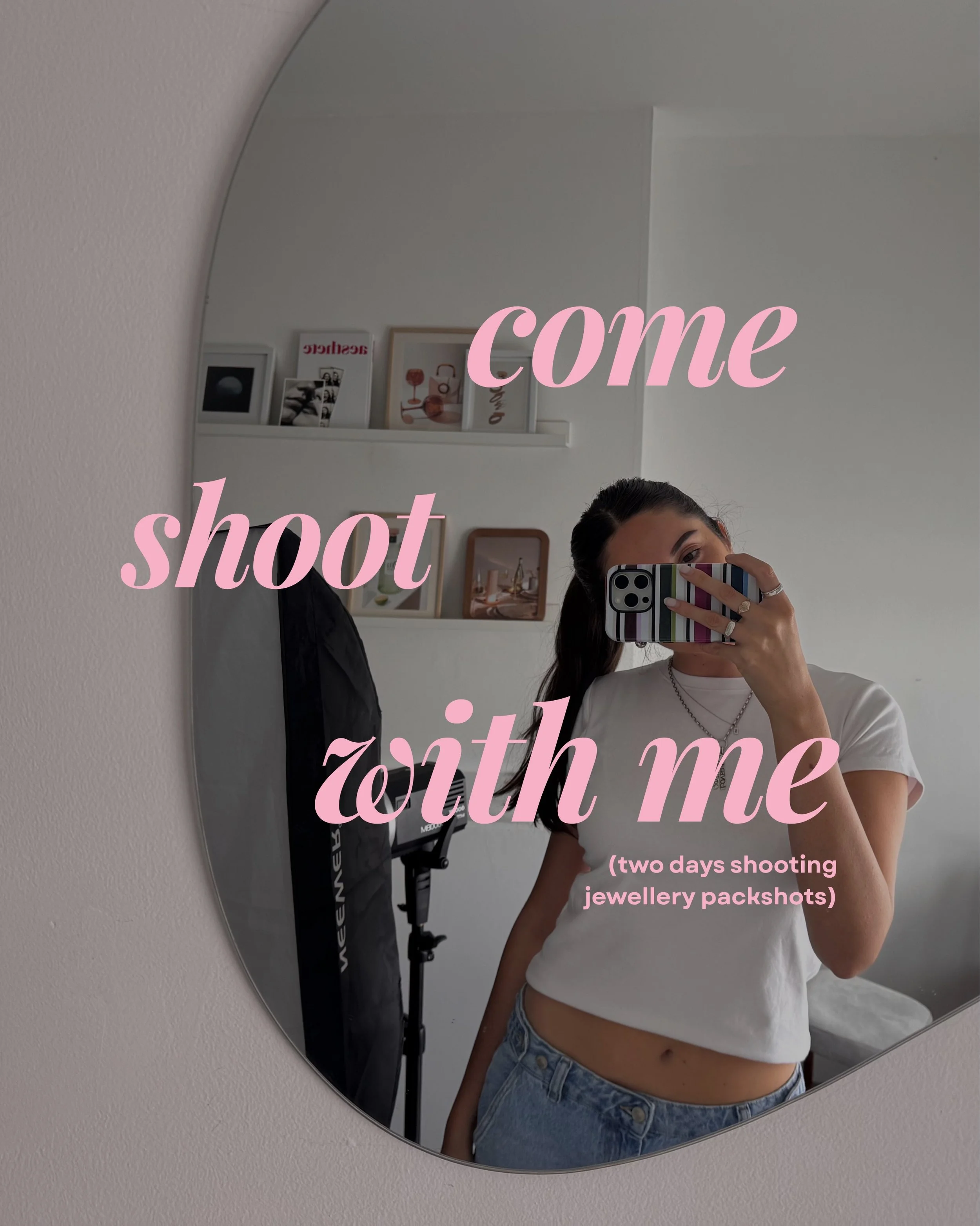 spend two days shooting with me 📸✨