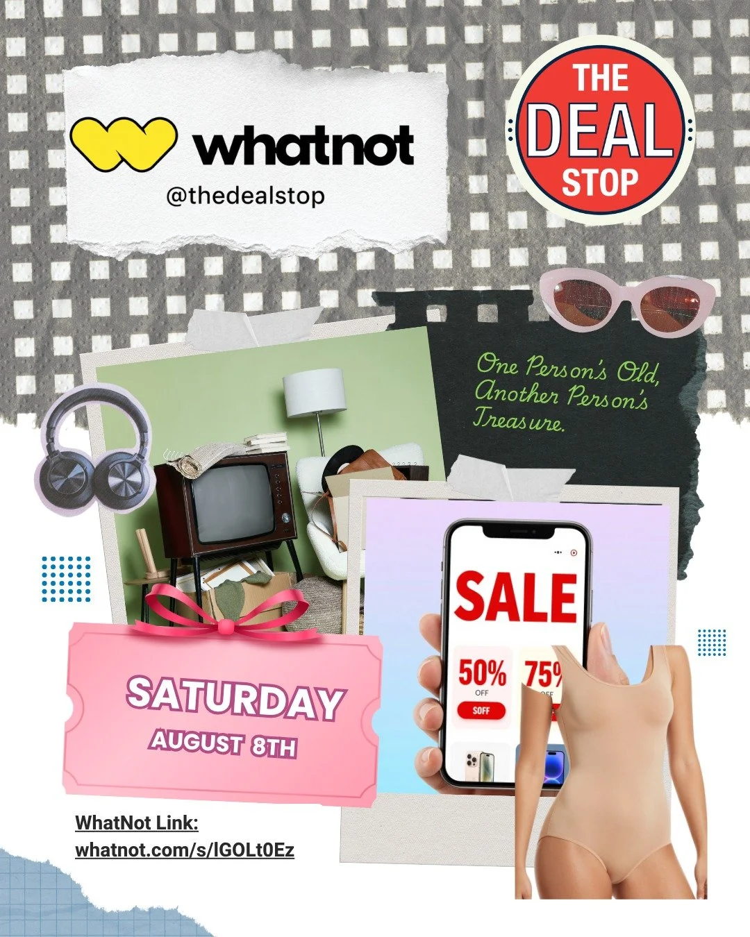 ✨ Fresh liquidation. Fresh deals. ✨

We just stocked up on new inventory, and it&rsquo;s time to clear it out.

Join us Saturday, August 8th on Whatnot for live auctions featuring 75%+ off retail on hundreds of liquidation finds.

Every show is diffe
