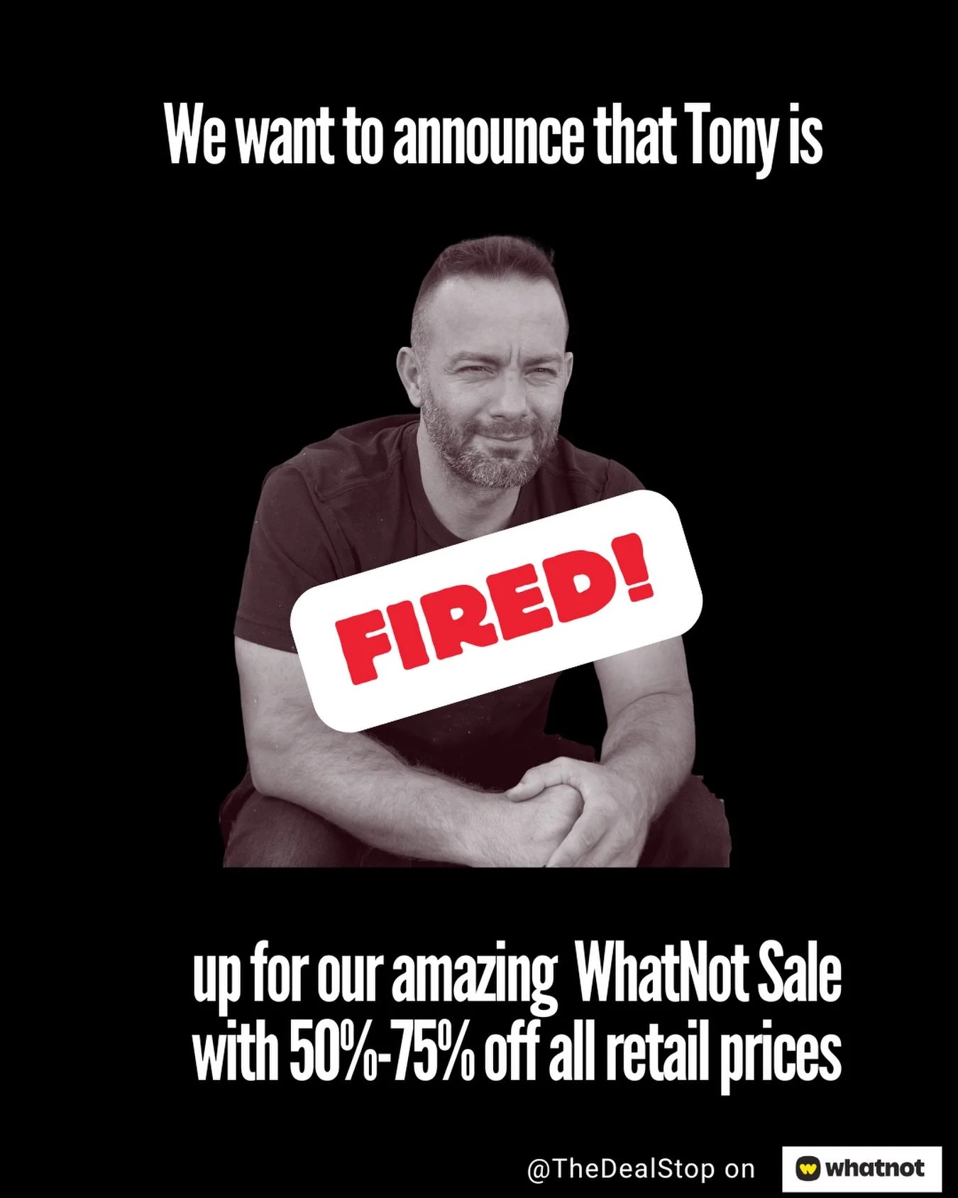 Next show: August Saturday 8th  at 6pm EST. Come and make fun of Tony with us.