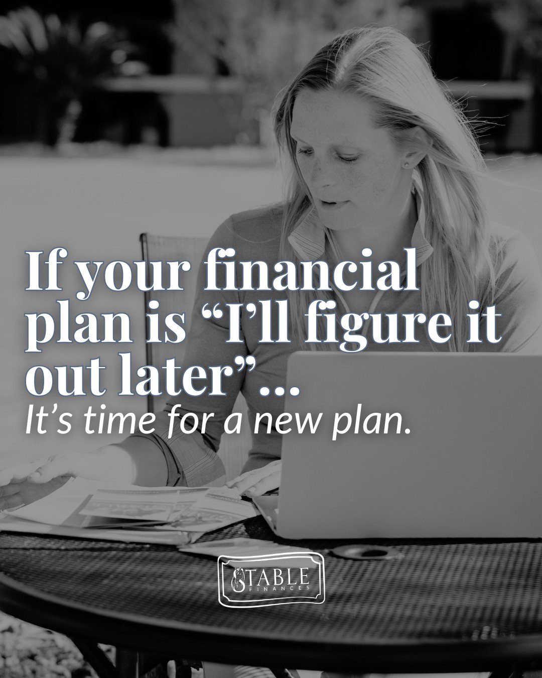If your financial plan sounds like &ldquo;I&rsquo;ll figure it out later&rdquo;&hellip; this one&rsquo;s for you. 🫣

I get it&mdash;between the barn, clients, and the day-to-day chaos, it feels easier to push the money stuff off for another day. But