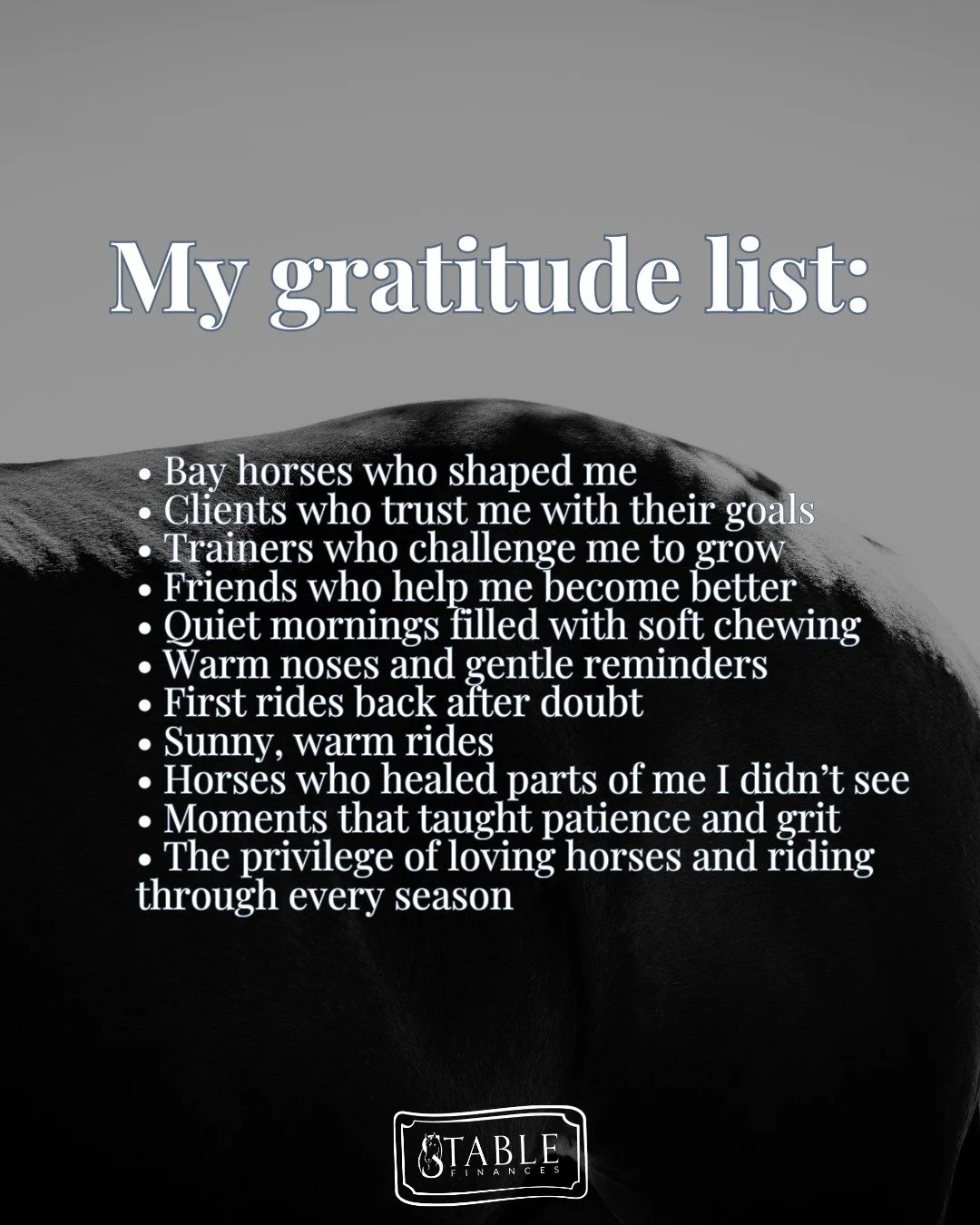 I&rsquo;ve been thinking a lot about gratitude lately&mdash;not the kind you list out quickly at the dinner table, but the kind that grows quietly over years. The kind you only understand when you look back and realize how differently your life could