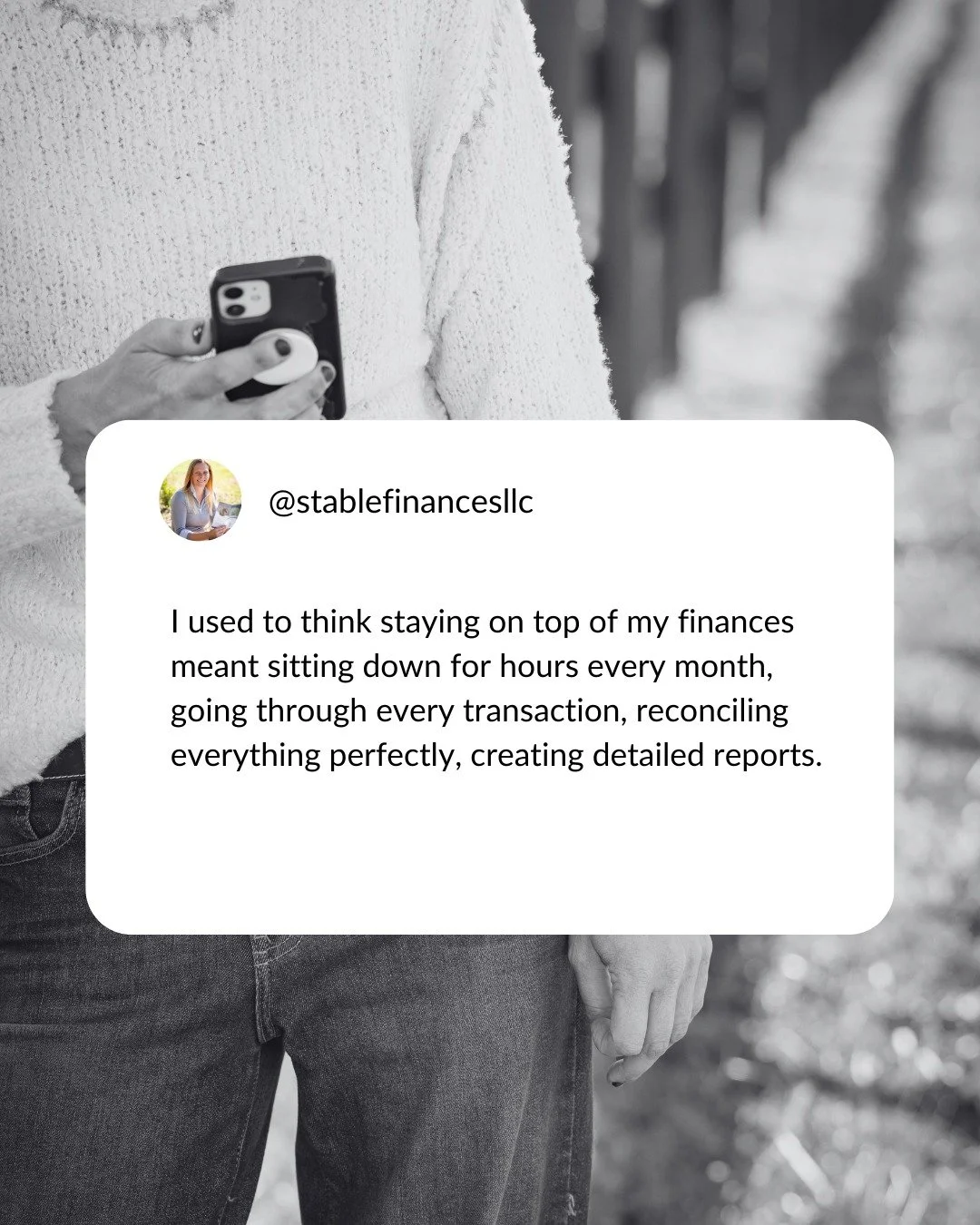 The 10-minute habit that changed everything 💰

I used to think staying on top of finances meant sitting down for hours every month... going through every transaction, reconciling perfectly, creating detailed reports. So I'd put it off. 

I'd glance 