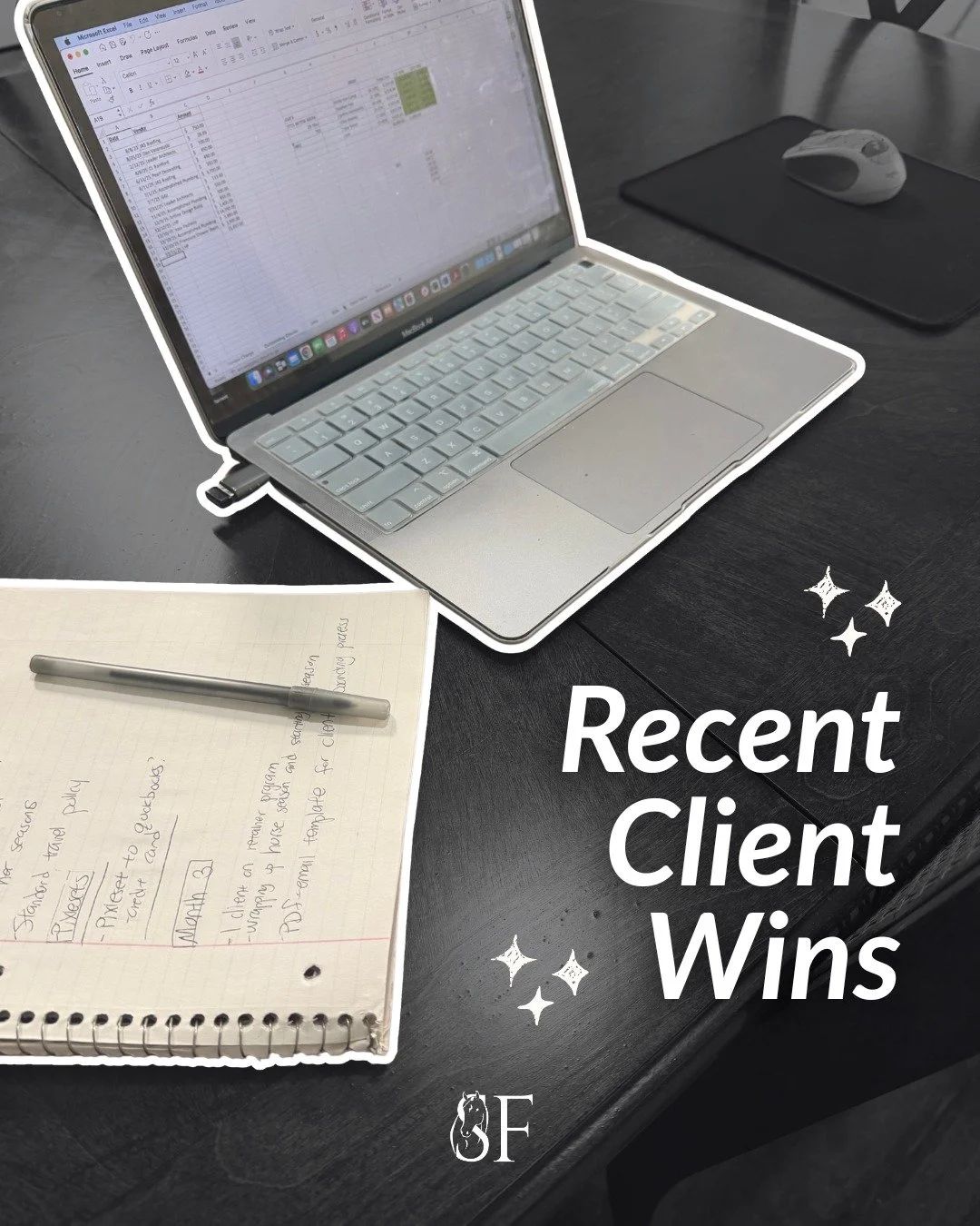 Client wins that make me love what I do 💚

This work isn't just about spreadsheets and tax forms (though there's plenty of that). It's about watching equestrians finally feel like they're in control of their money instead of constantly reacting to i