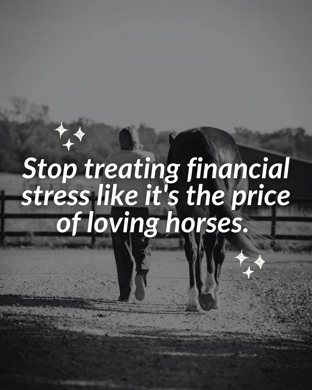 You've been told your whole life that struggling financially proves you're dedicated. That being broke is a badge of honor. That if you're not sacrificing everything, you're not doing it right.

But that's not true.

Financial stress isn't nobility. 
